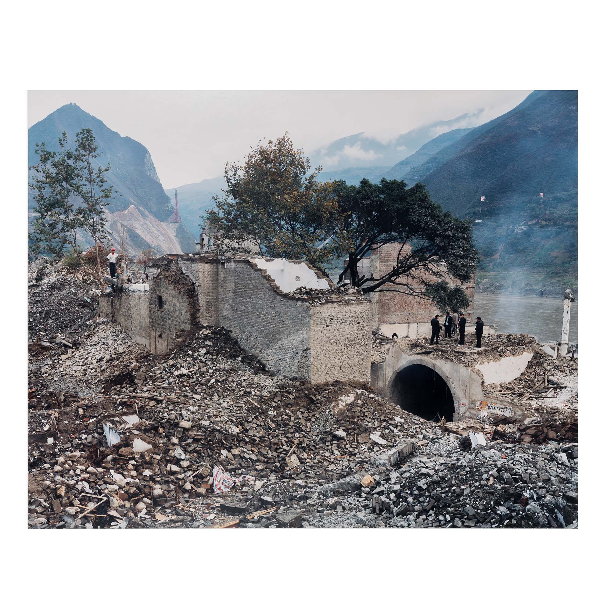 EDWARD BURTYNSKY "WUSHAN #11, THREE GORGES DAM PROJECT" 2002 - Image 3