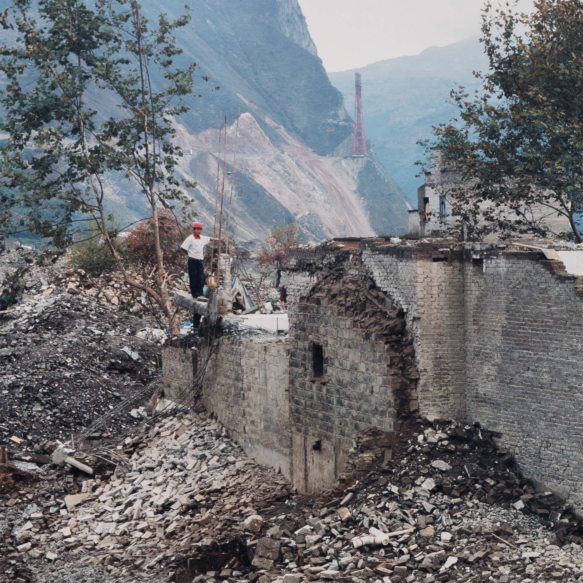 EDWARD BURTYNSKY "WUSHAN #11, THREE GORGES DAM PROJECT" 2002 - Image 7