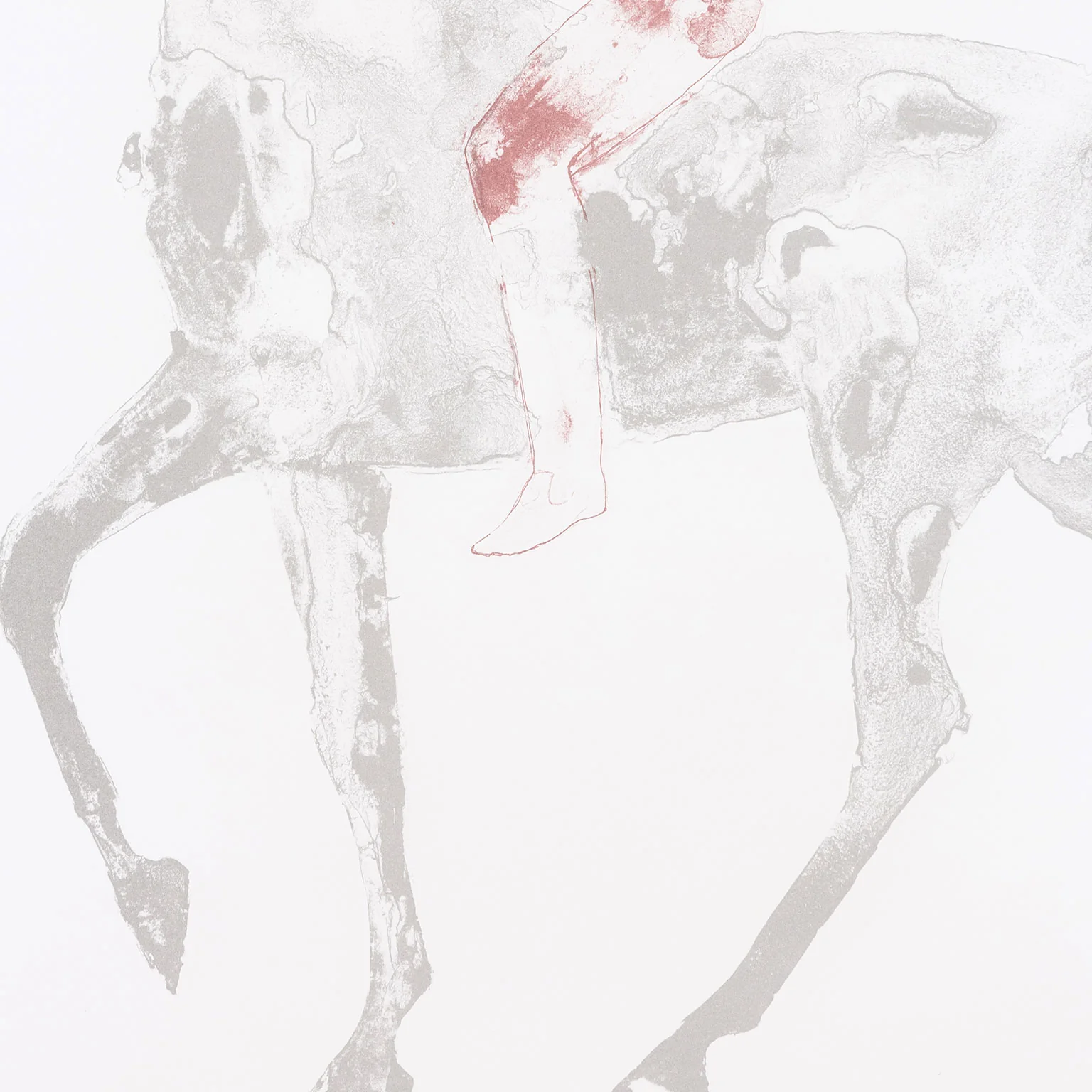 ELISABETH FRINK "HORSE AND RIDER I" LITHOGRAPH, 1970 - Image 6