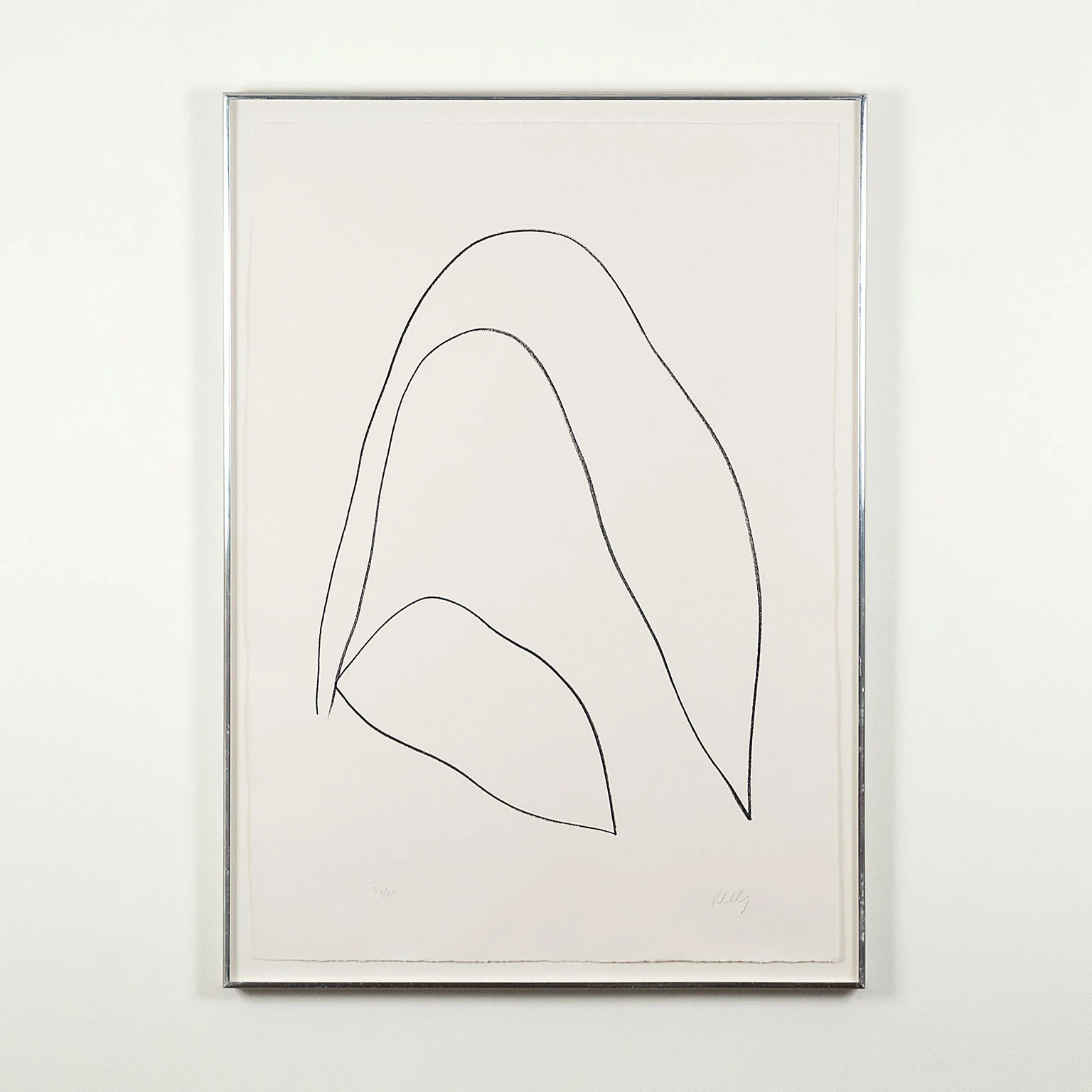 ELLSWORTH KELLY "LEAVES (FEUILLES)" LITHOGRAPH, 1964 - Image 2