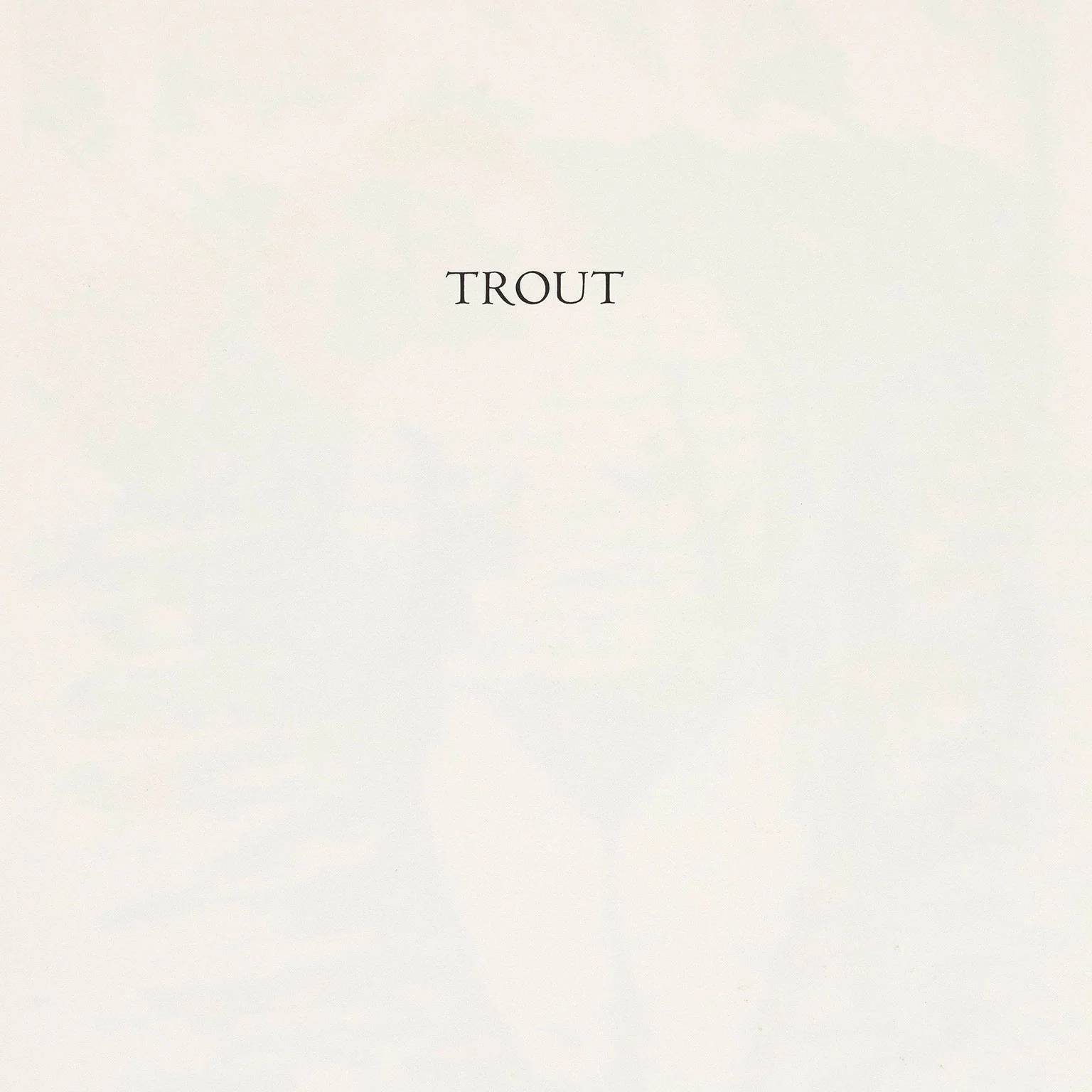 ERIC FISCHL "TROUT" LINOCUT, 1990 - Image 3