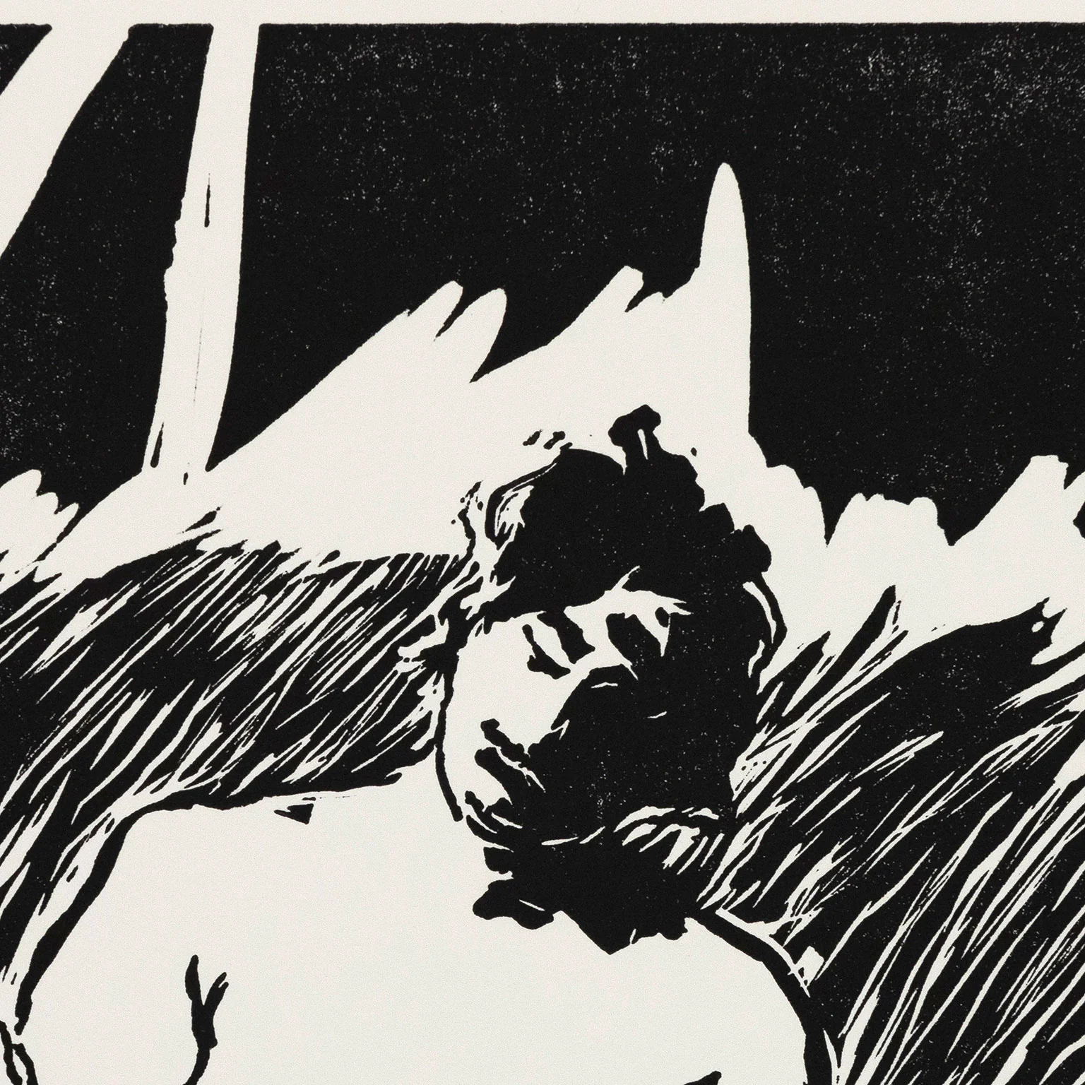 ERIC FISCHL "TROUT" LINOCUT, 1990 - Image 4