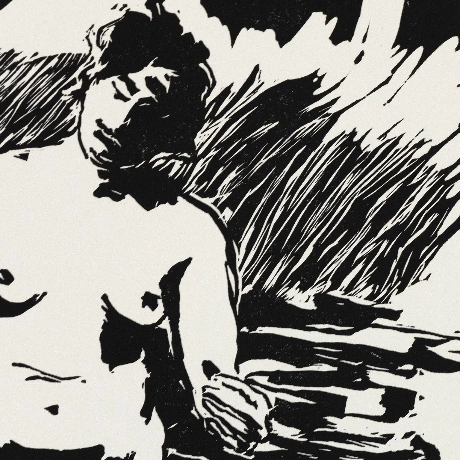 ERIC FISCHL "TROUT" LINOCUT, 1990 - Image 7