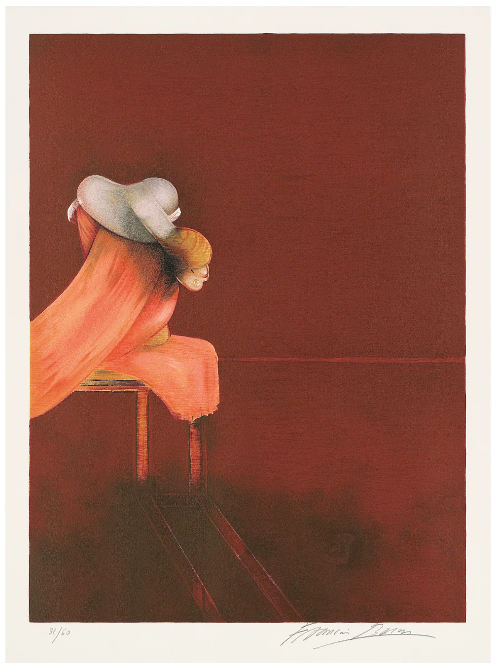 FRANCIS BACON "SECOND VERSION, TRIPTYCH 1944" LITHOGRAPH, 1989 - Image 3