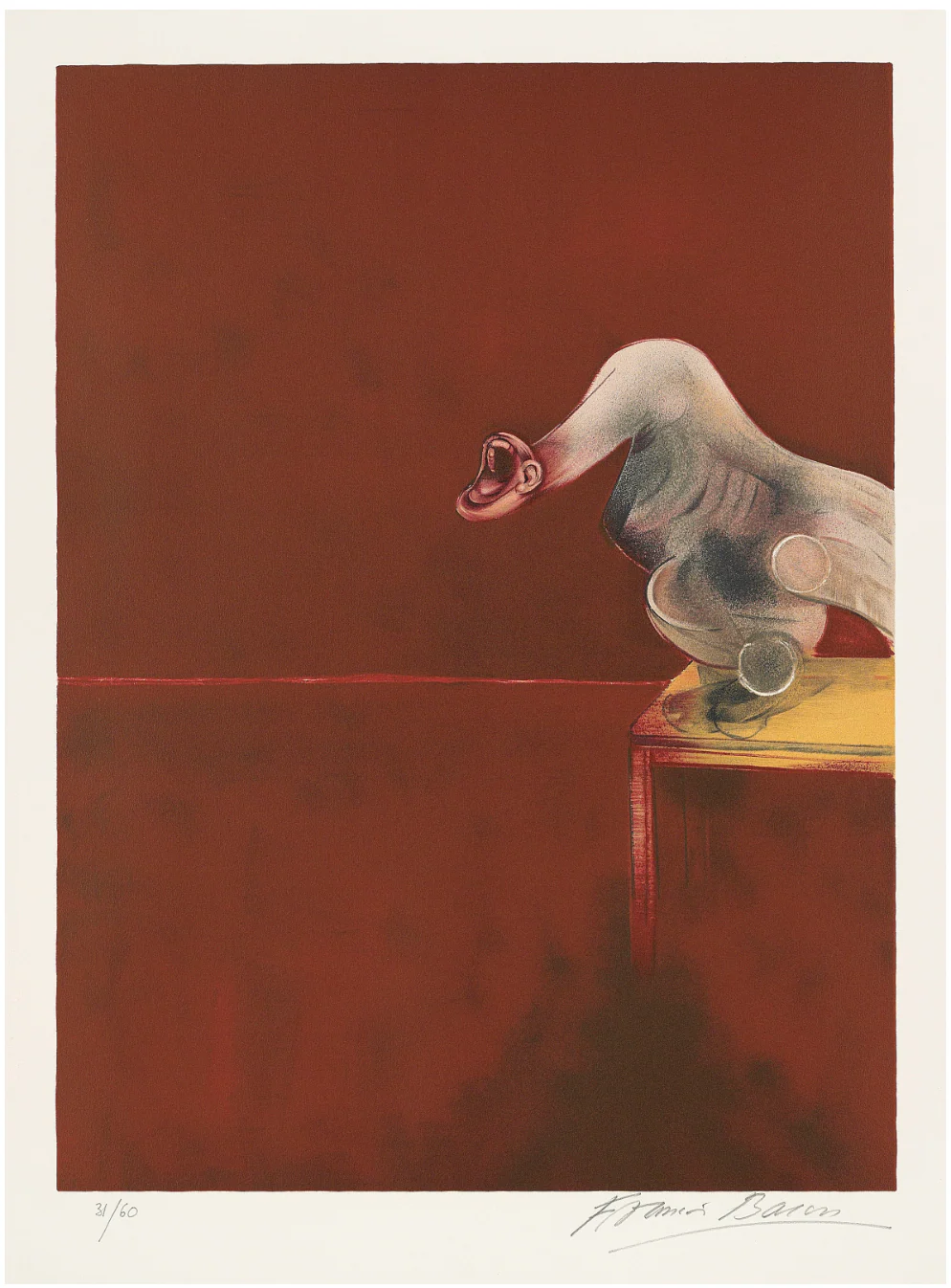 FRANCIS BACON "SECOND VERSION, TRIPTYCH 1944" LITHOGRAPH, 1989 - Image 5