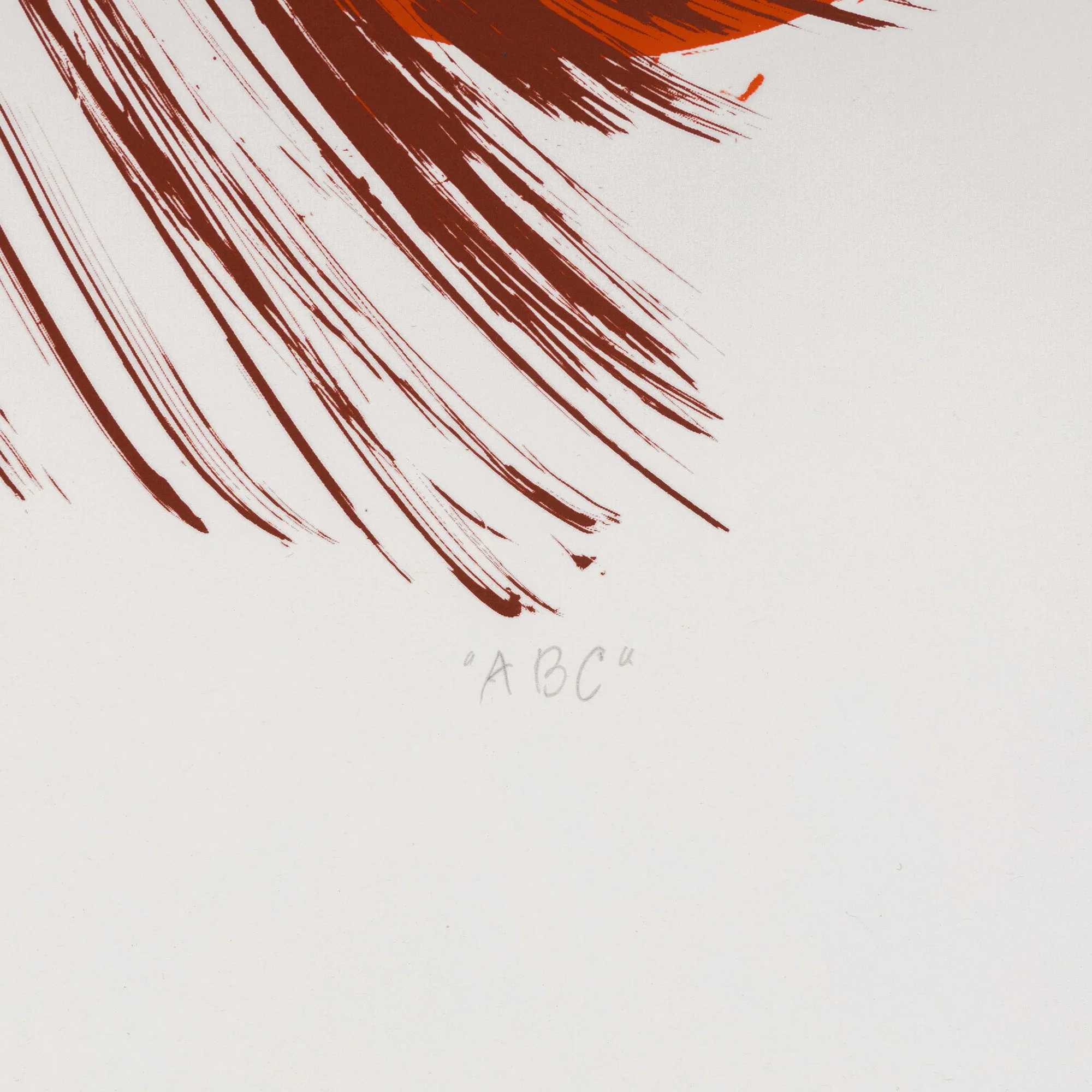 FRIEDEL DZUBAS "ABC" SCREENPRINT, 1984 - Image 10