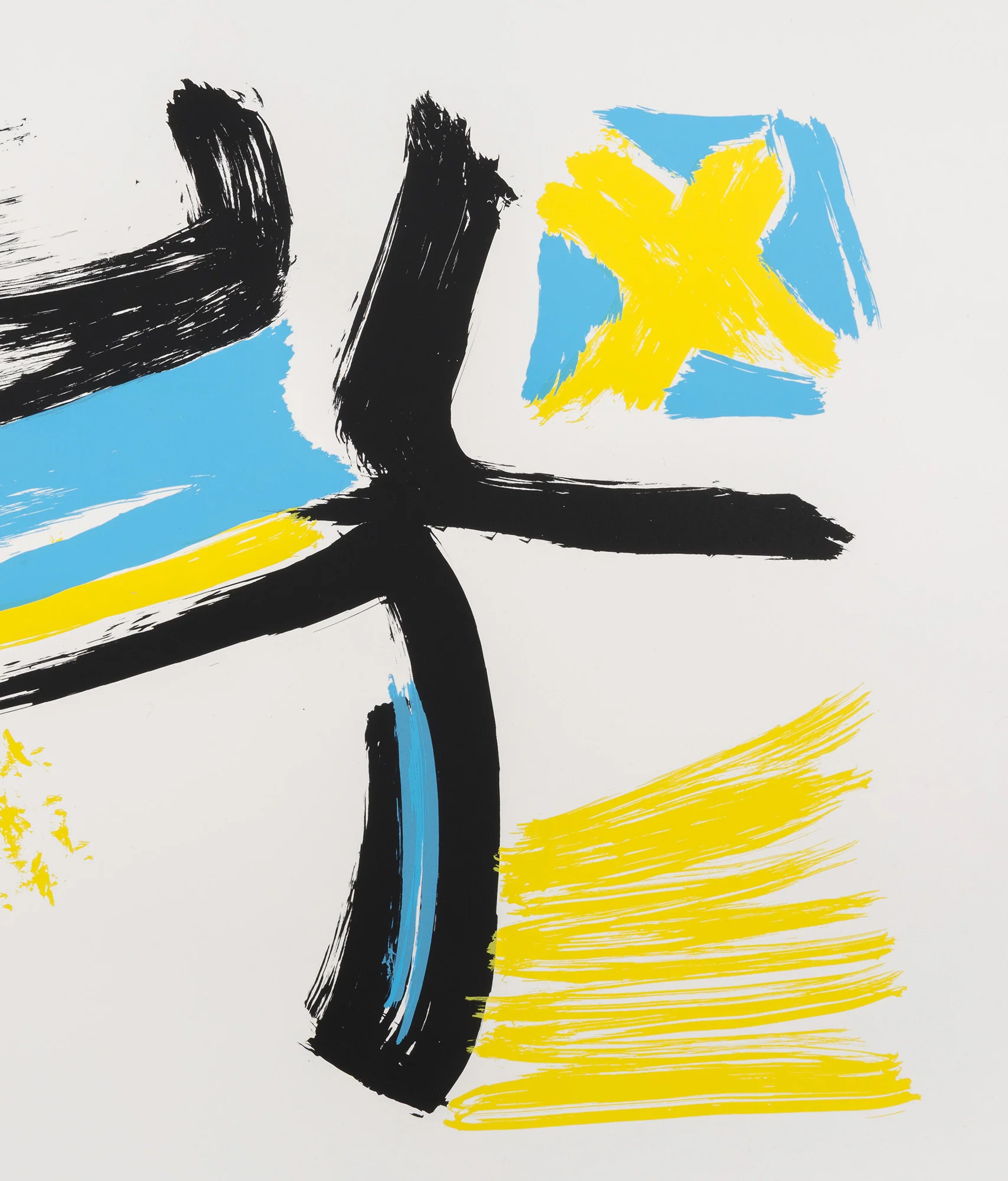 FRIEDEL DZUBAS "AFTERTHOUGHT" SCREENPRINT, 1984