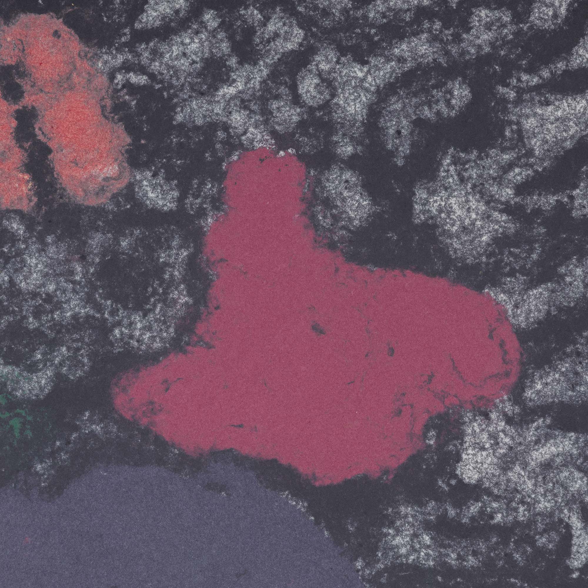 FRIEDEL DZUBAS "BLACK TONDO" MONOTYPE, 1982 - Image 10