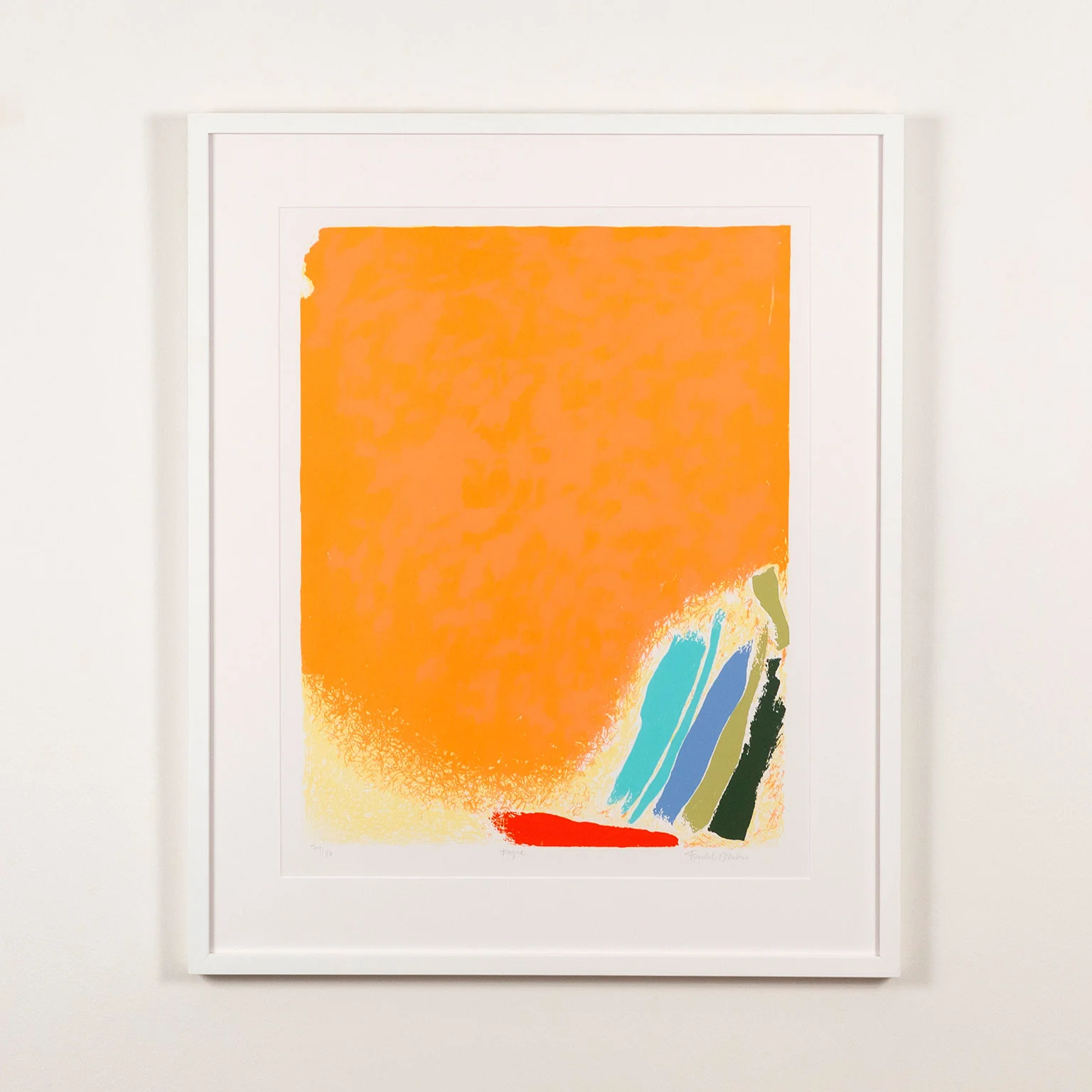 FRIEDEL DZUBAS "FUGUE" SERIGRAPH, 1984 - Image 2