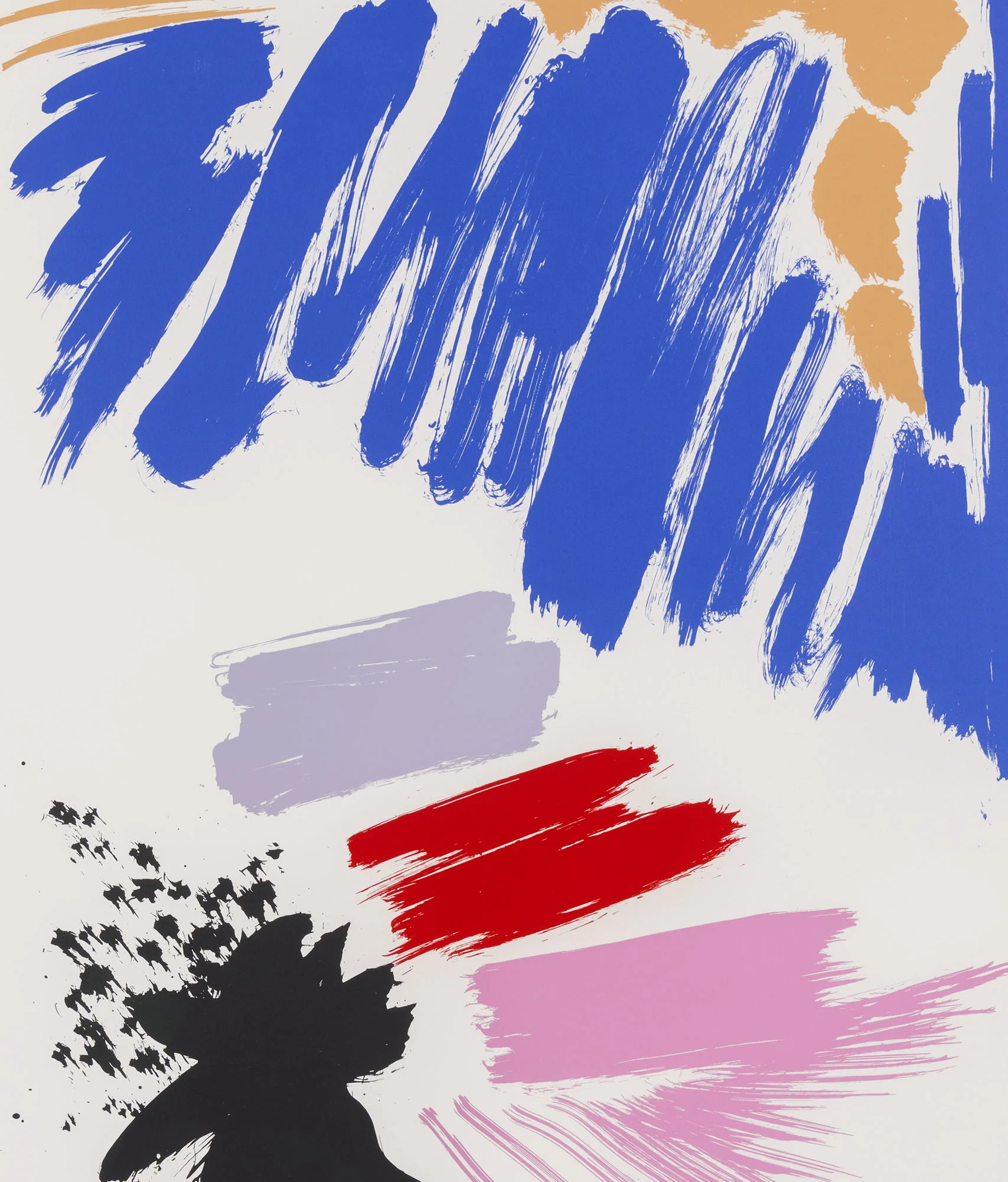 FRIEDEL DZUBAS "NIGHT STAR" SCREENPRINT, 1984