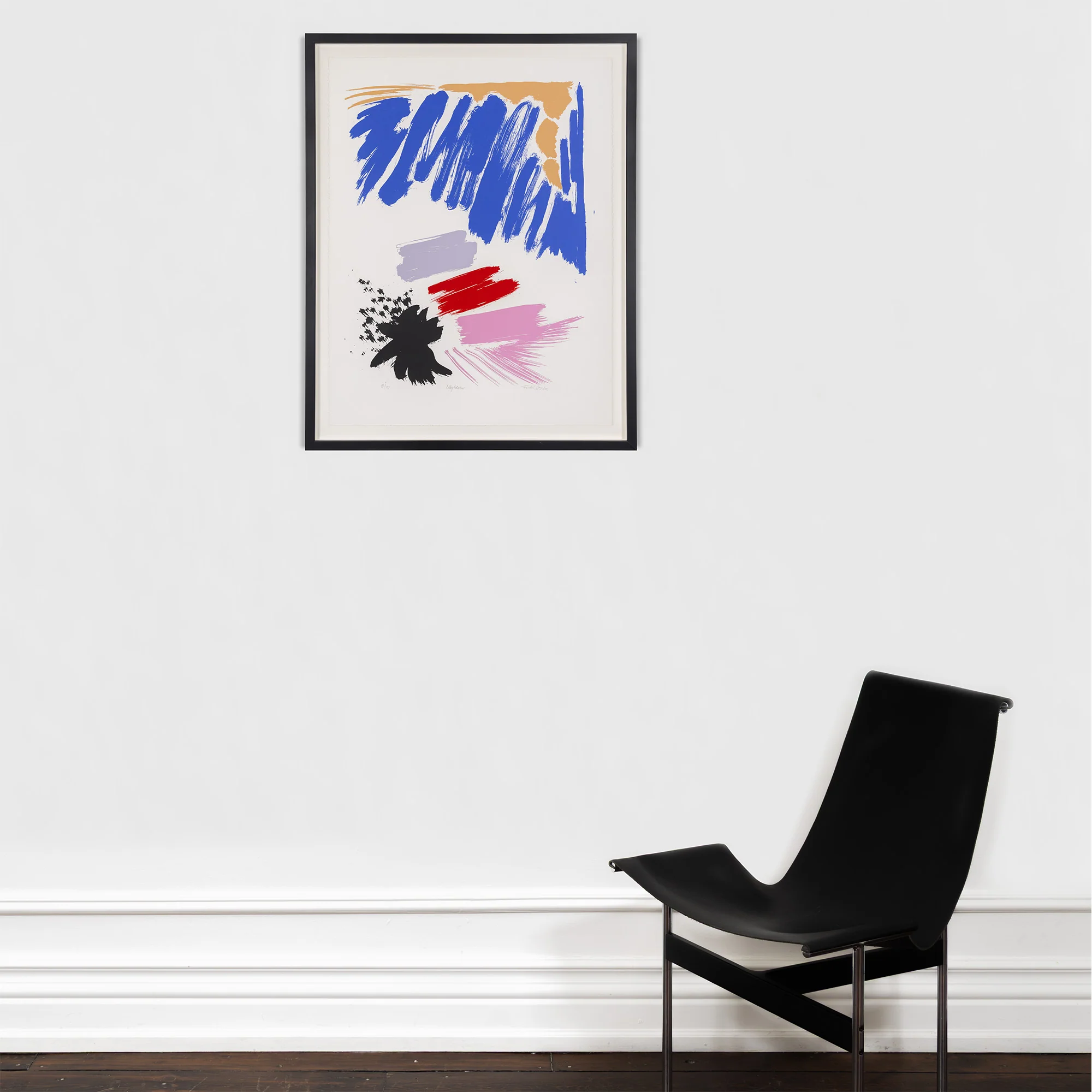 FRIEDEL DZUBAS "NIGHT STAR" SCREENPRINT, 1984 - Image 11
