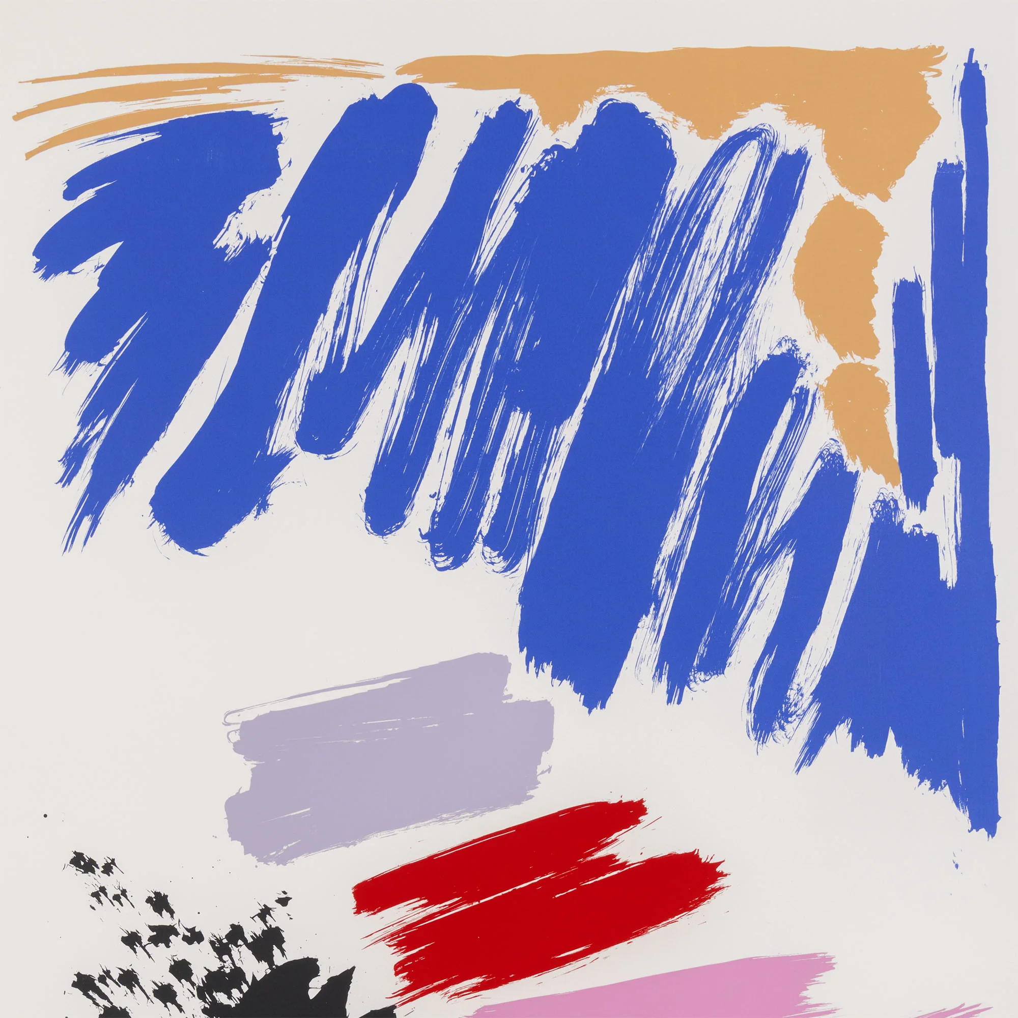 FRIEDEL DZUBAS "NIGHT STAR" SCREENPRINT, 1984 - Image 5