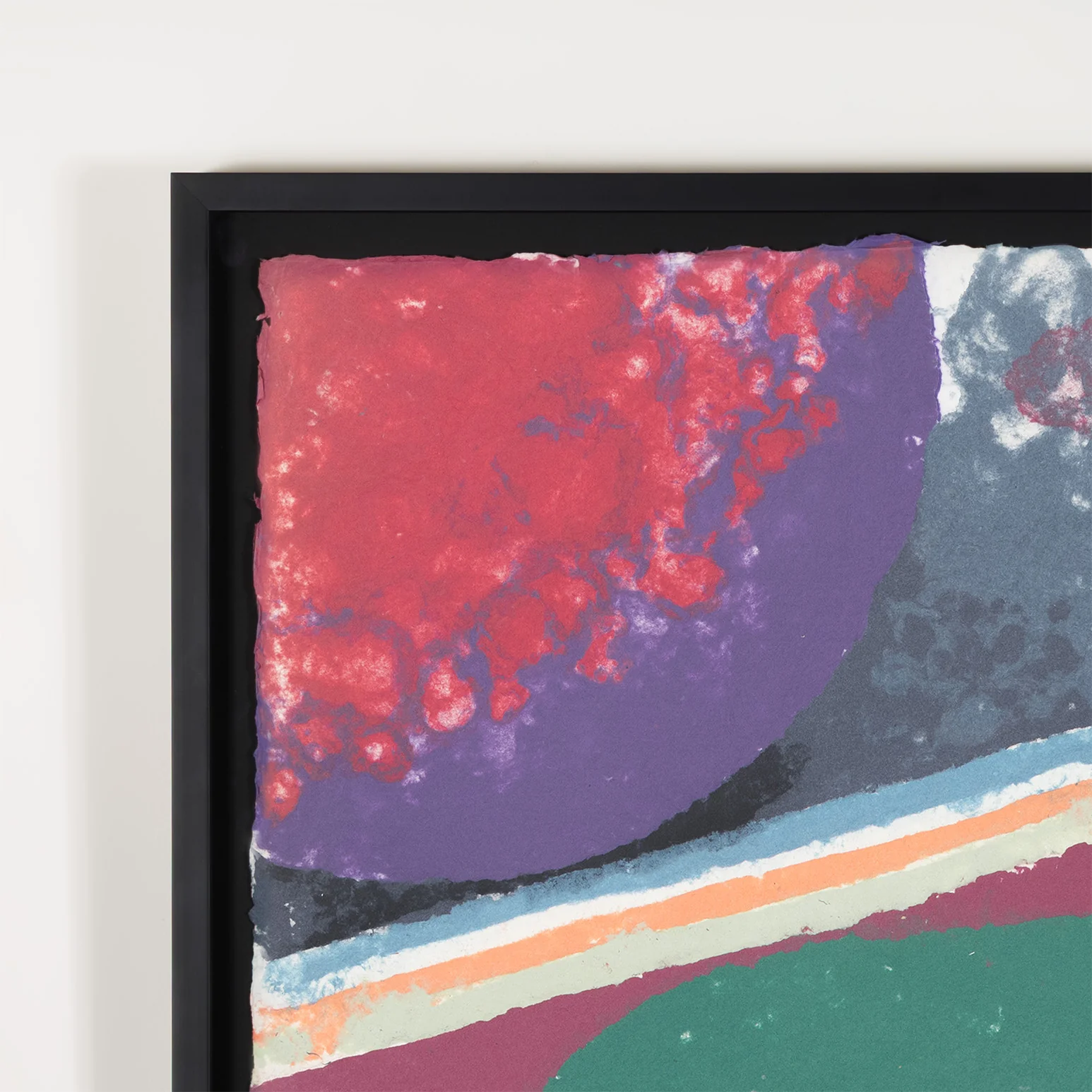 FRIEDEL DZUBAS "UNTITLED (COSMIC EGG)" MONOTYPE, 1982 - Image 13