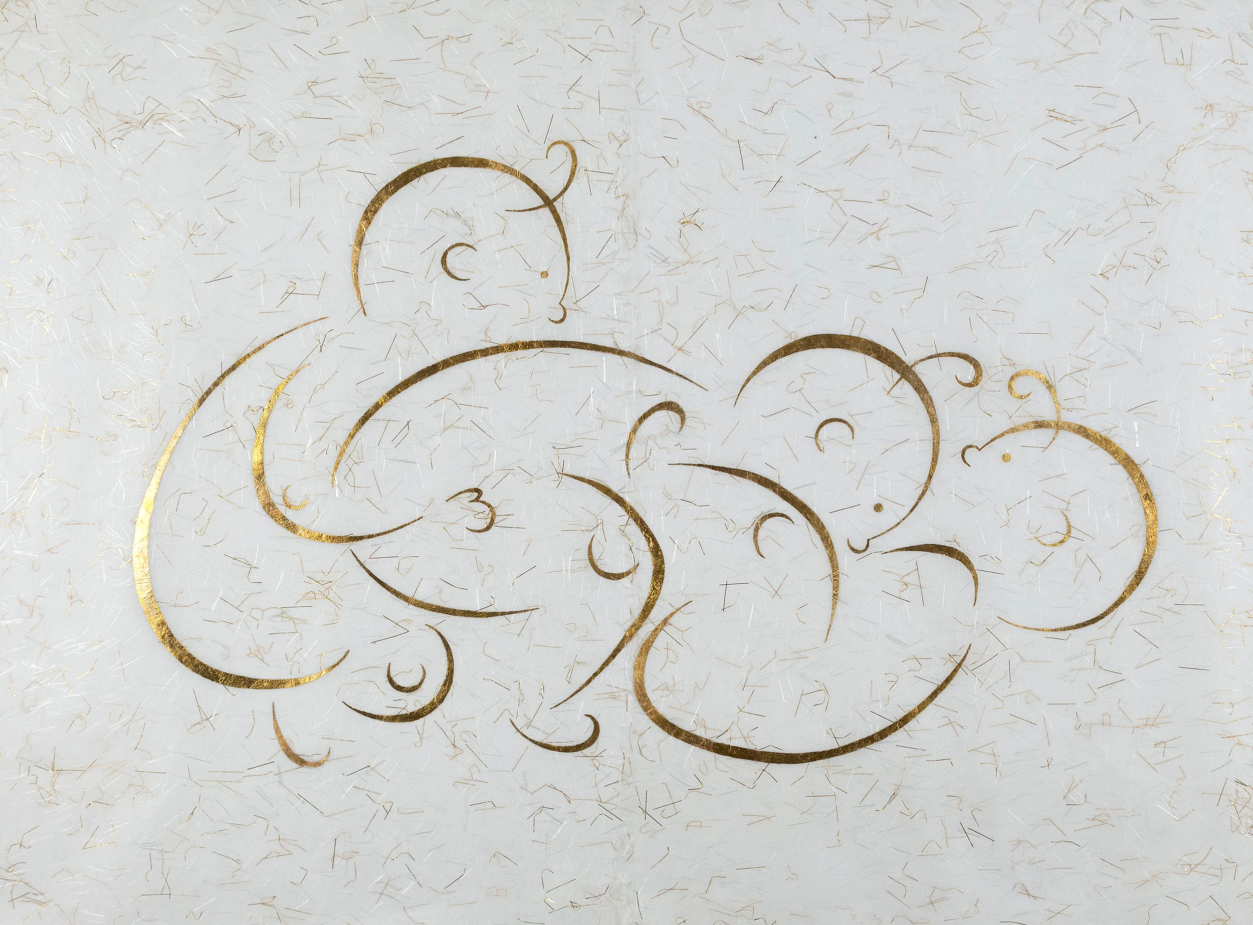 GENERAL IDEA “ABCs” METAL LEAF ON RICE PAPER, 1984 - Image 12