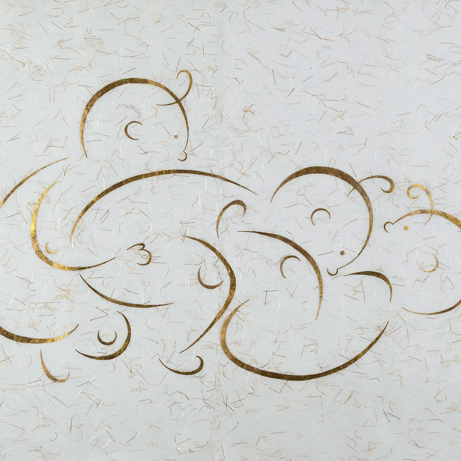 GENERAL IDEA “ABCs” METAL LEAF ON RICE PAPER, 1984 - Image 4