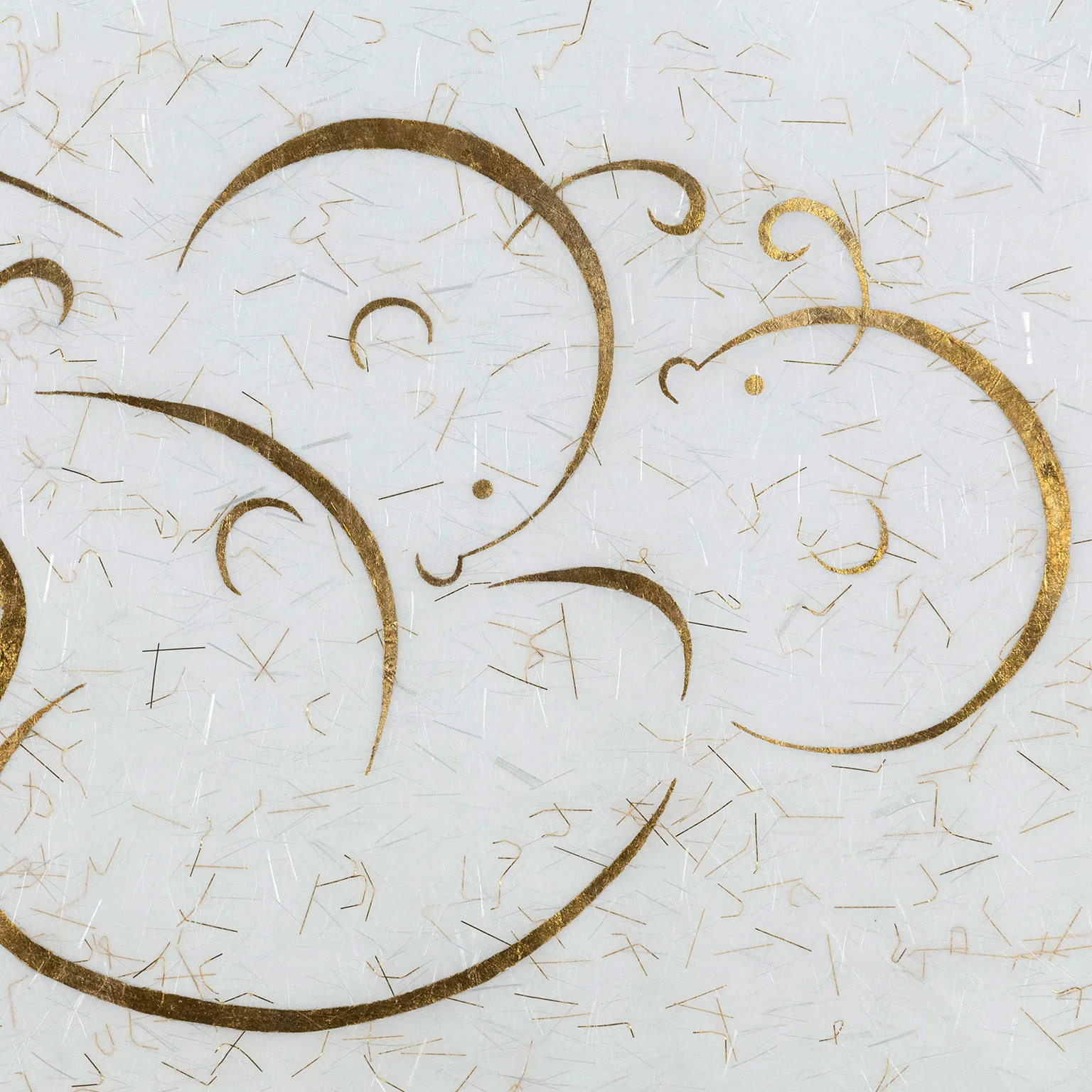 GENERAL IDEA “ABCs” METAL LEAF ON RICE PAPER, 1984 - Image 6
