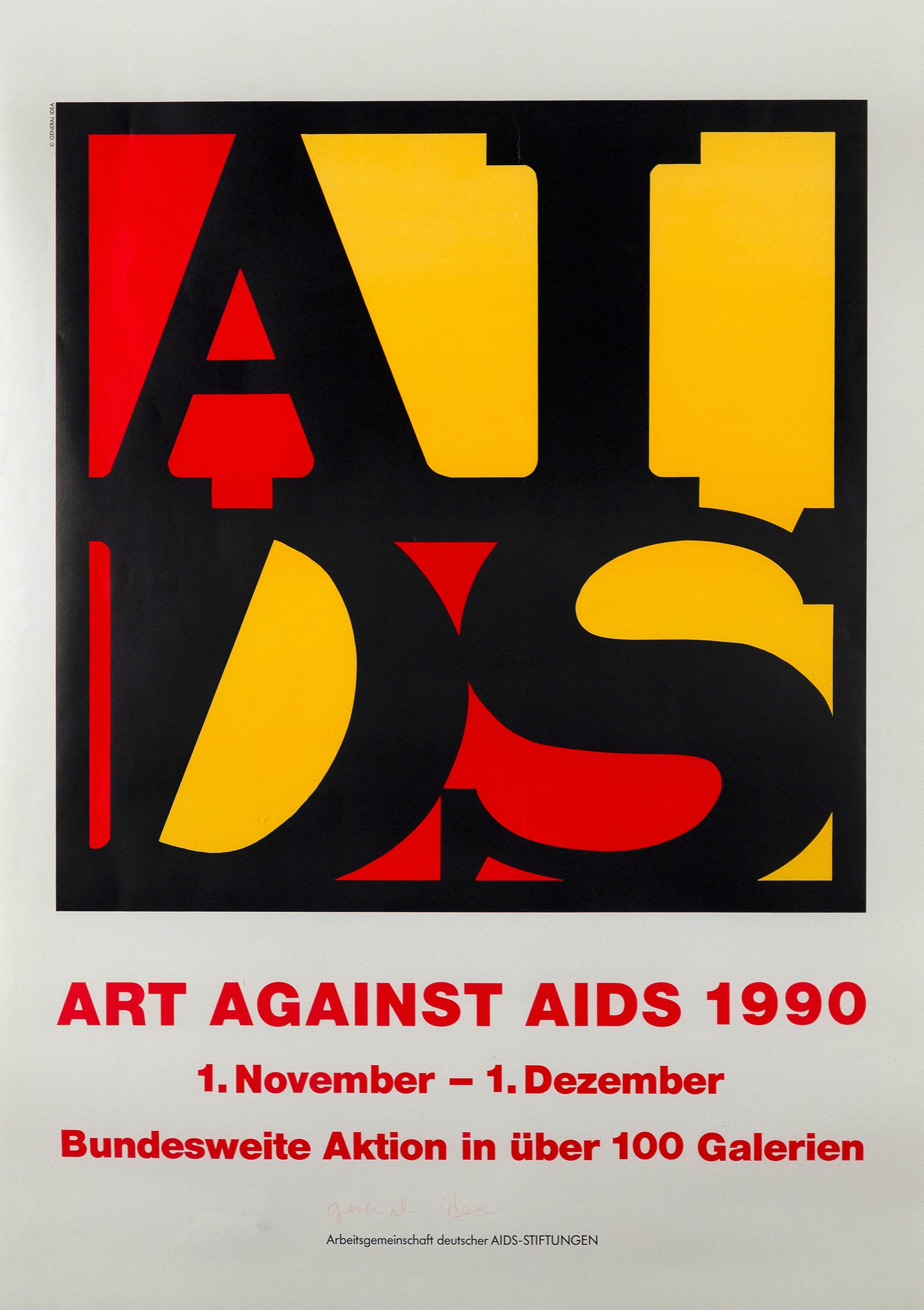 GENERAL IDEA "ART AGAINST AIDS" SILKSCREEN, 1990 - Image 10