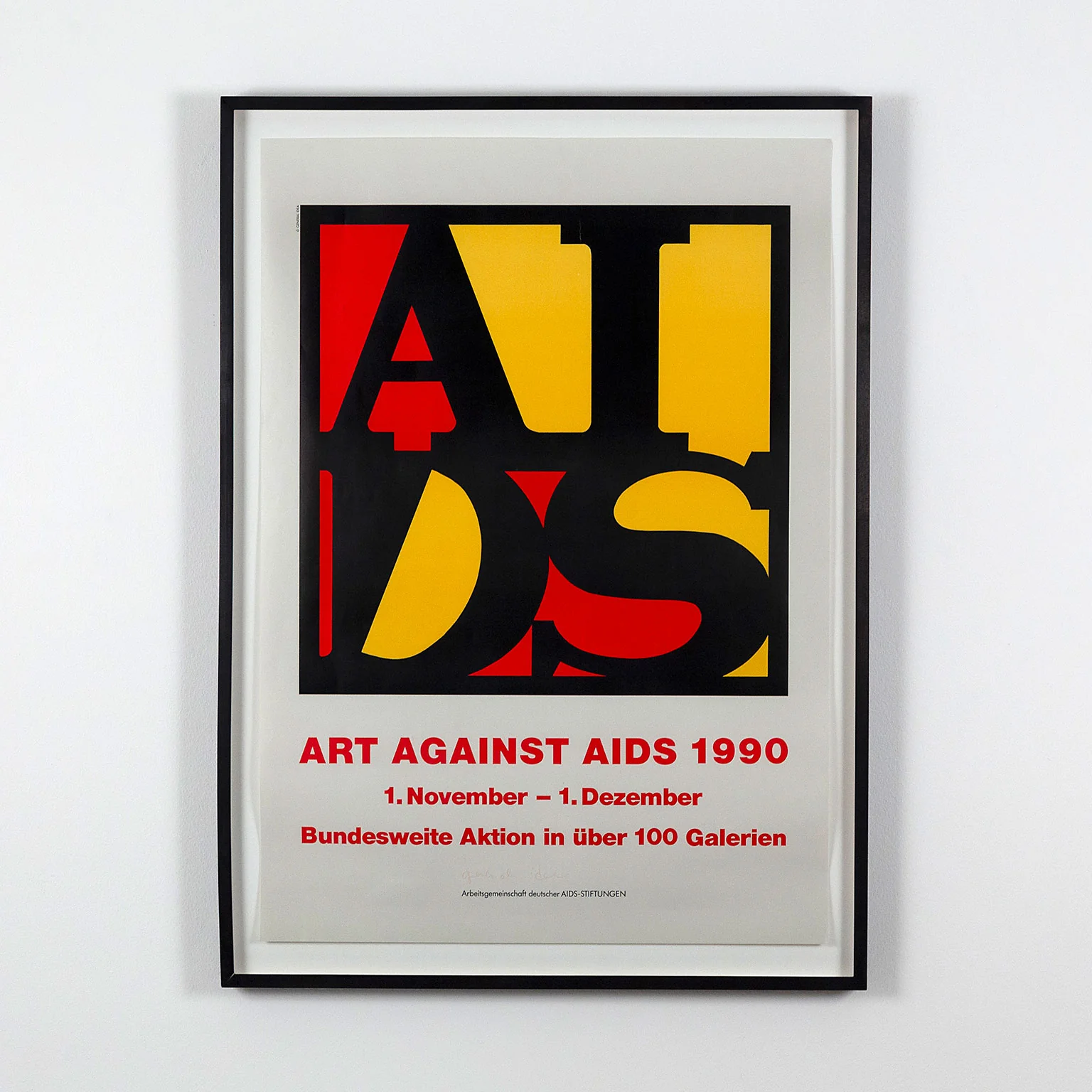 GENERAL IDEA "ART AGAINST AIDS" SILKSCREEN, 1990 - Image 2