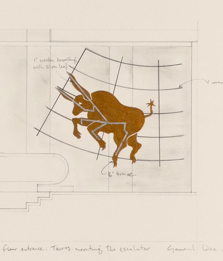 GENERAL IDEA "EAST WALL" DRAWING, 1983