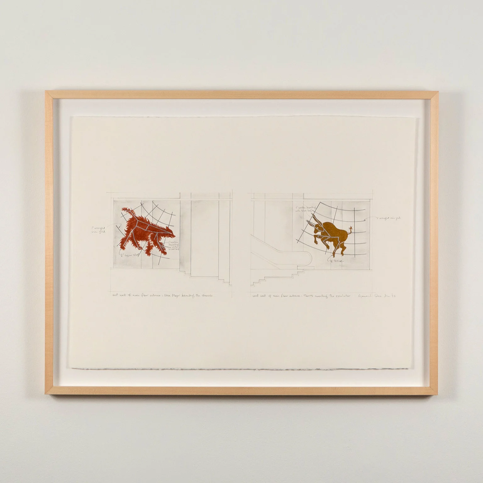 GENERAL IDEA "EAST WALL" DRAWING, 1983 - Image 2