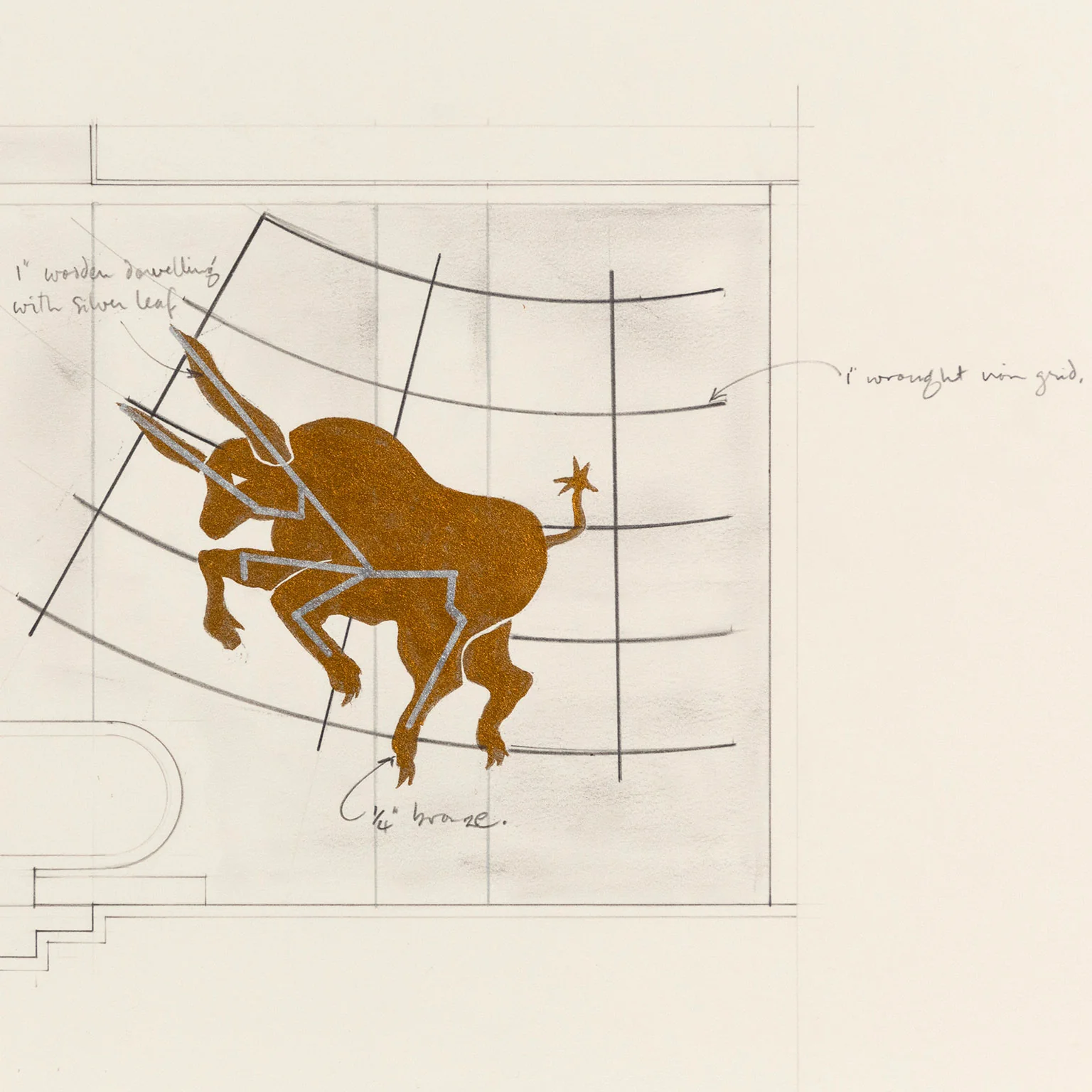 GENERAL IDEA "EAST WALL" DRAWING, 1983 - Image 6