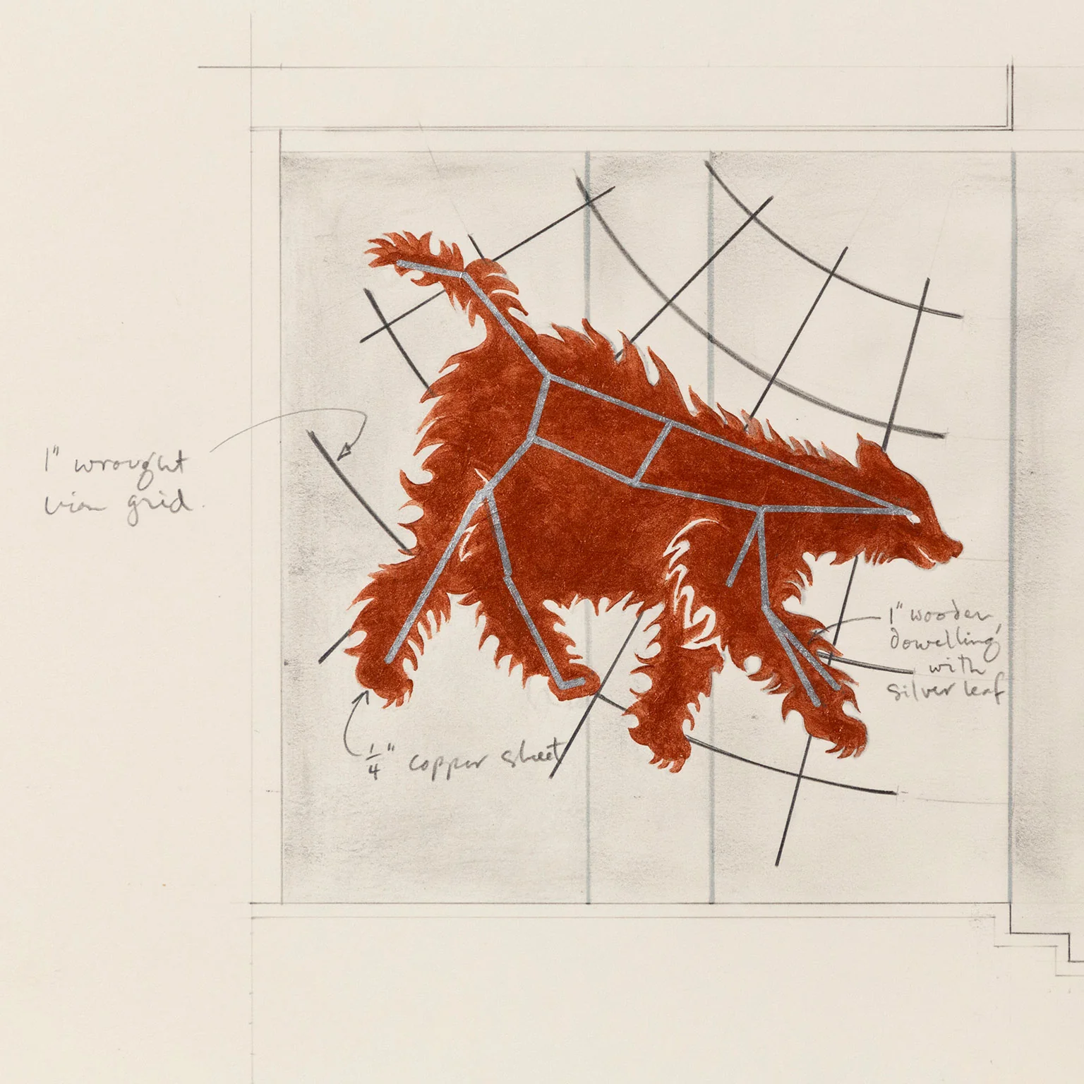 GENERAL IDEA "EAST WALL" DRAWING, 1983 - Image 8