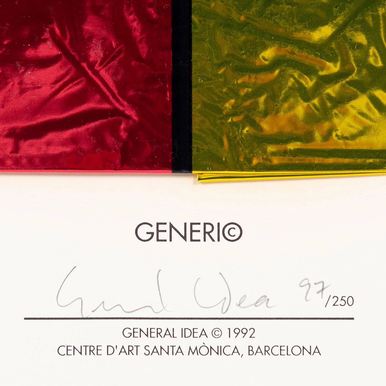 GENERAL IDEA "GENERI©" MYLAR BALLOON, 1992 - Image 4