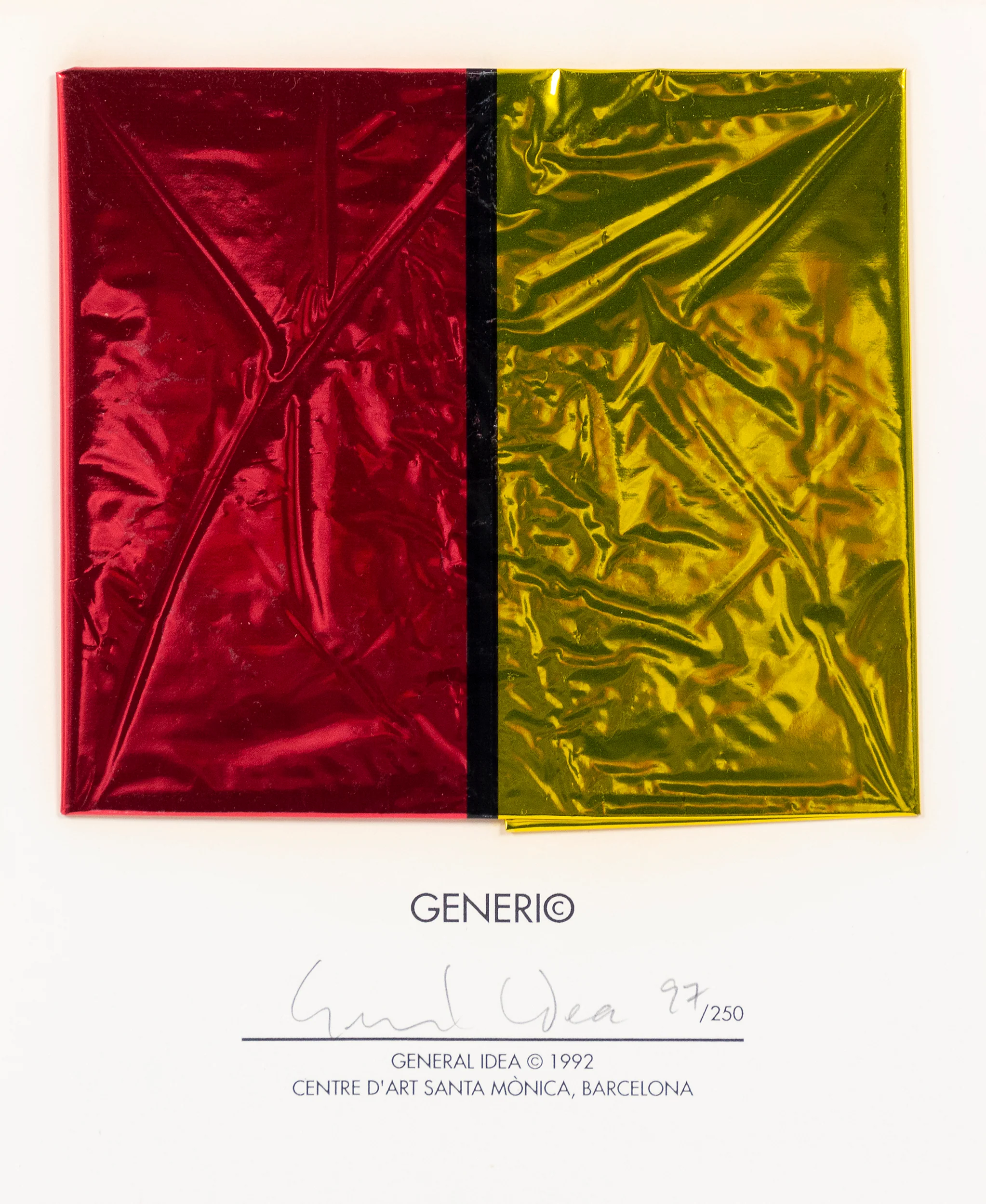 GENERAL IDEA "GENERI©" MYLAR BALLOON, 1992 - Image 7