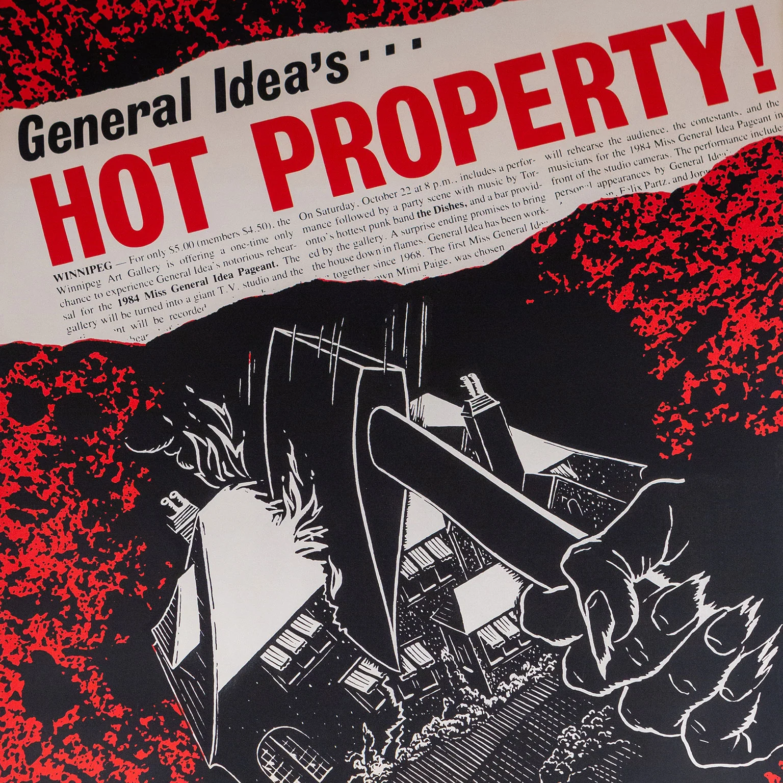 GENERAL IDEA, “HOT PROPERTY" SCREENPRINT, 1977 - Image 3
