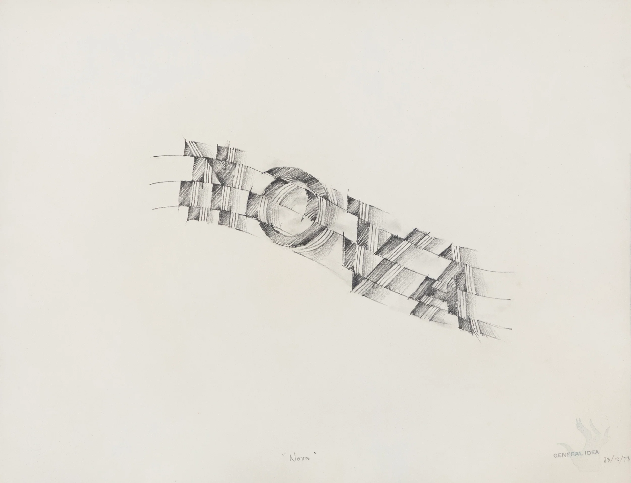 GENERAL IDEA "NOVA" DRAWING, 1973 - Image 3