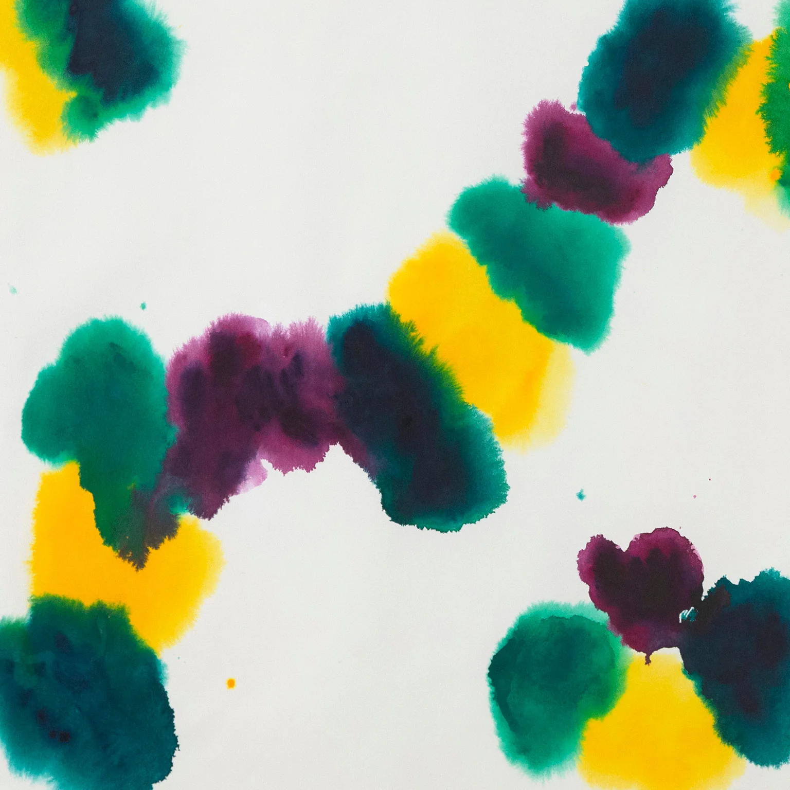 GERSHON ISKOWITZ "EMERALD GROOVE" WATERCOLOR, 1977 - Image 5