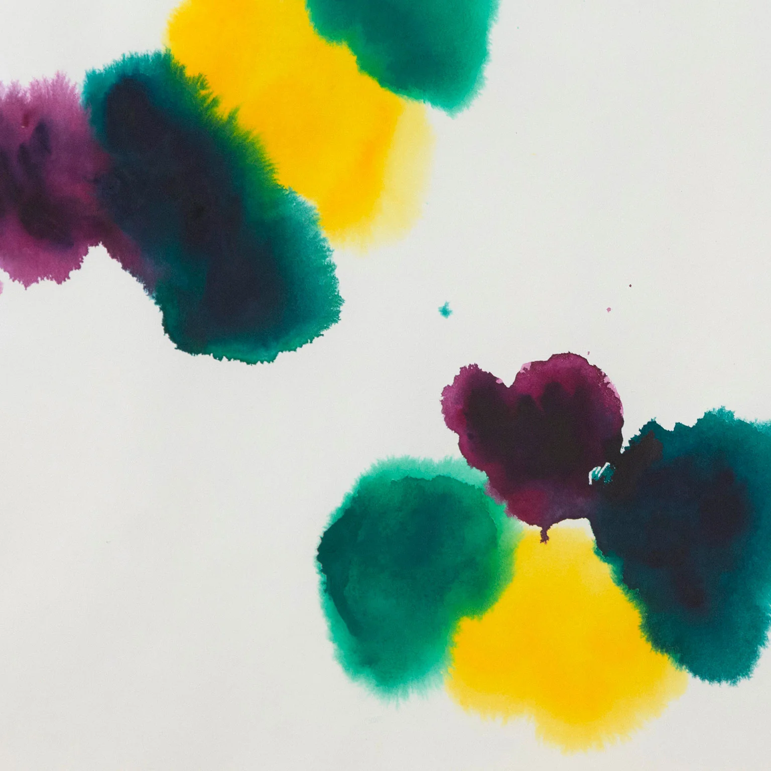GERSHON ISKOWITZ "EMERALD GROOVE" WATERCOLOR, 1977 - Image 9