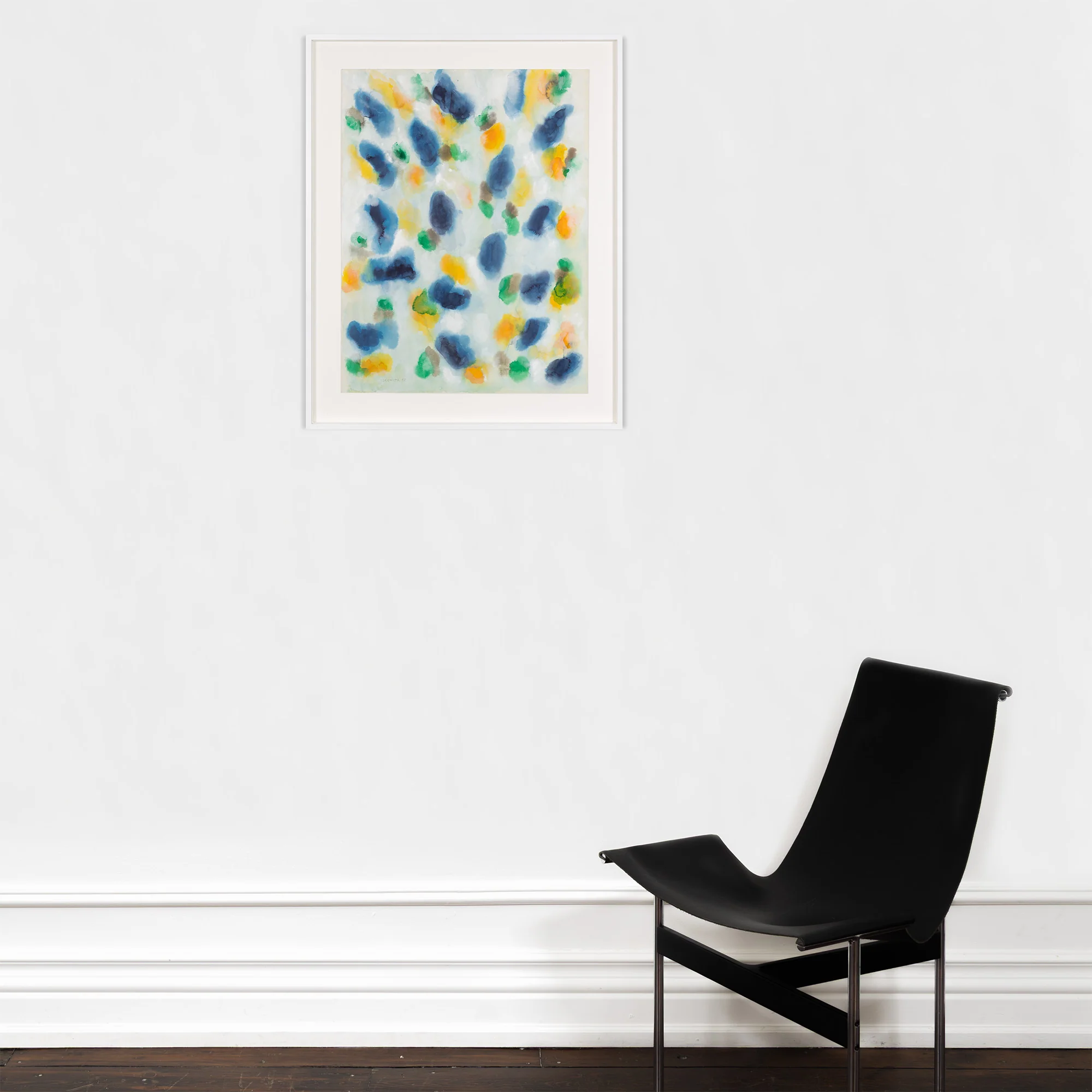 GERSHON ISKOWITZ "INDIGO" WATERCOLOR, 1968 - Image 9