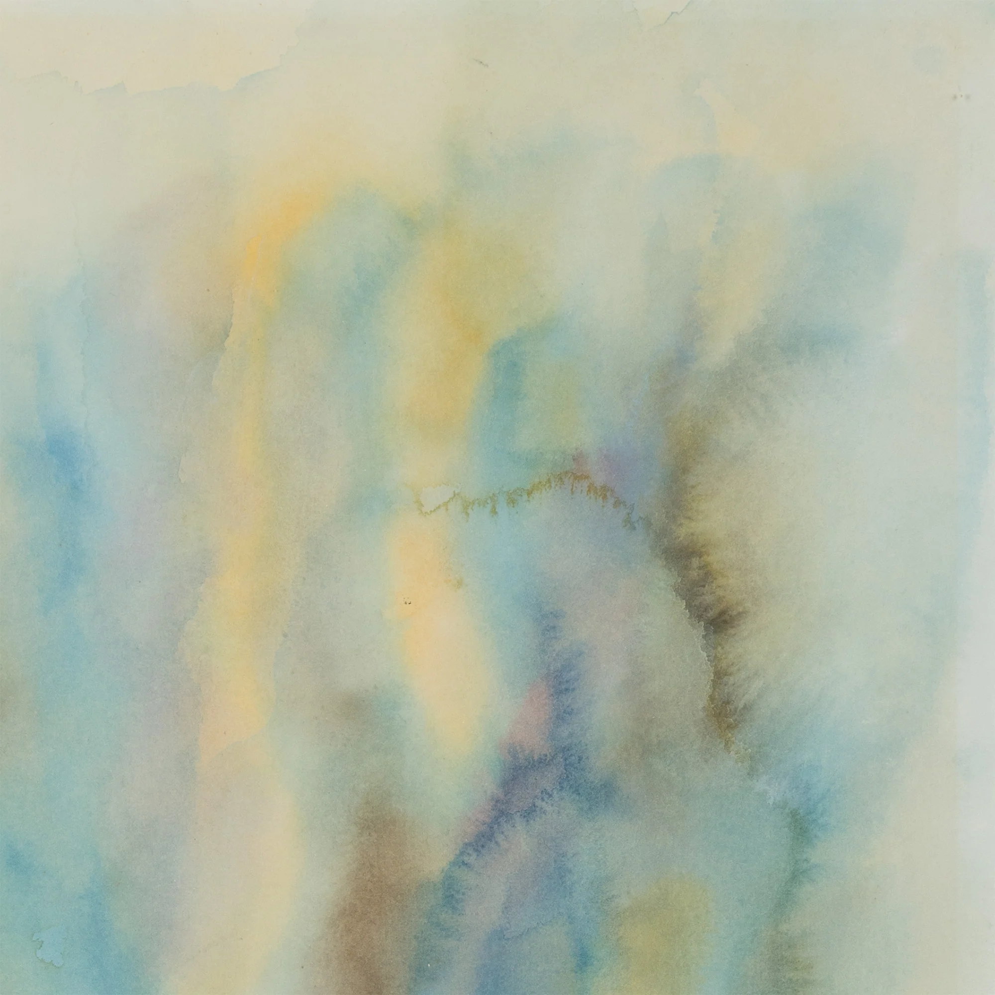 GERSHON ISKOWITZ "PARRY SOUND VARIATION 22" WATERCOLOR, 1965 - Image 5