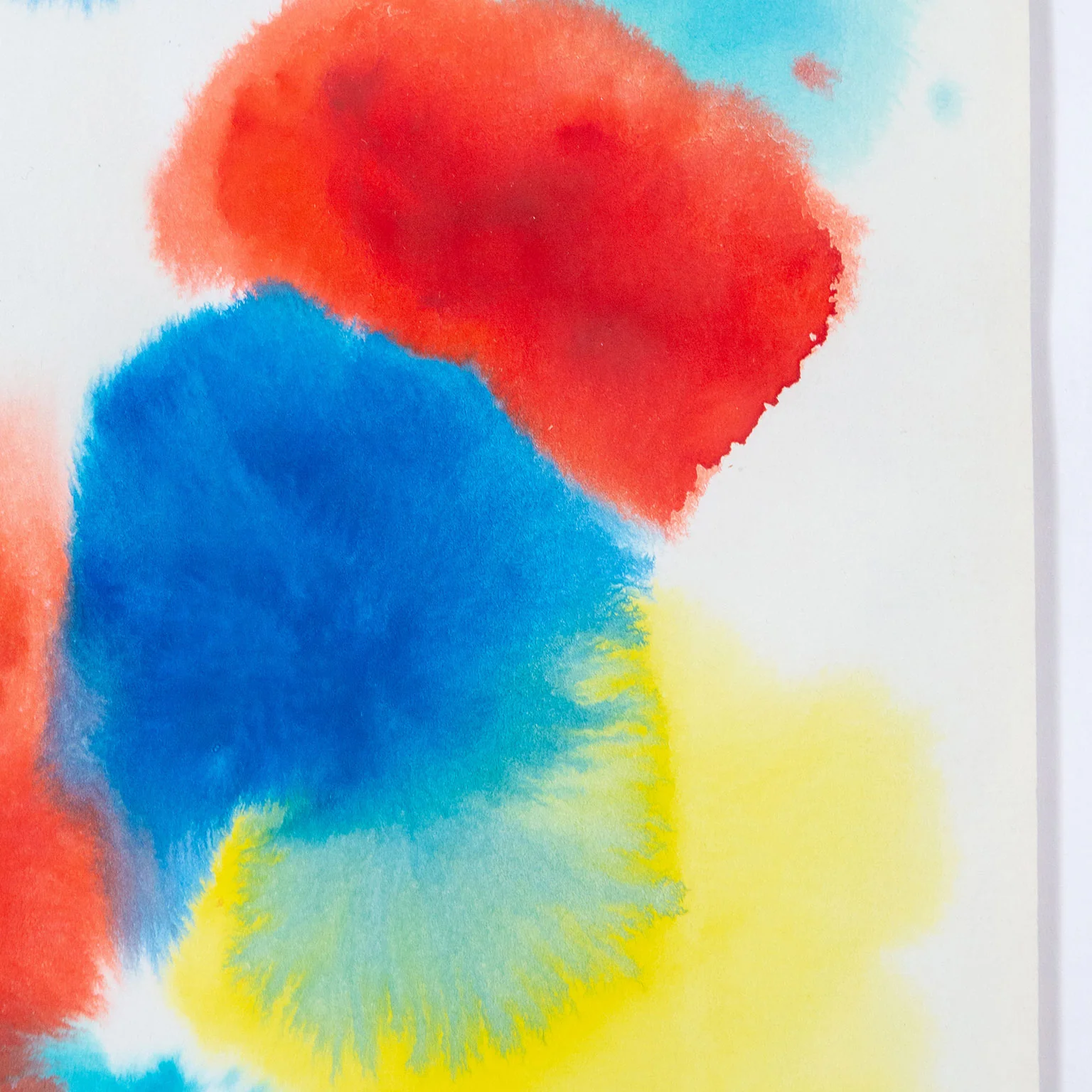 GERSHON ISKOWITZ "PRIMARY UNITY" WATERCOLOR, 1977 - Image 8