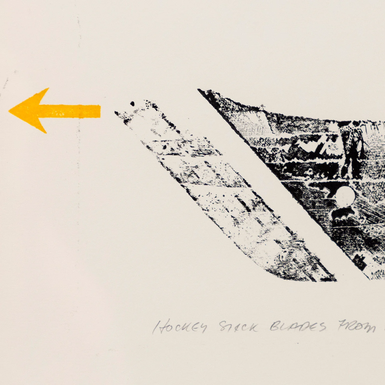 GREG CURNOE "HOCKEY STICK BLADES" 1965 - Image 9