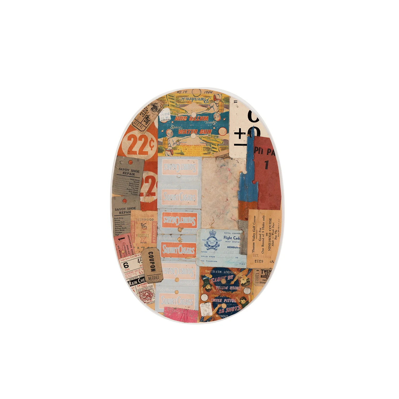 GREG CURNOE "JAPANESE LABELS" COLLAGE, 1964 - Image 13