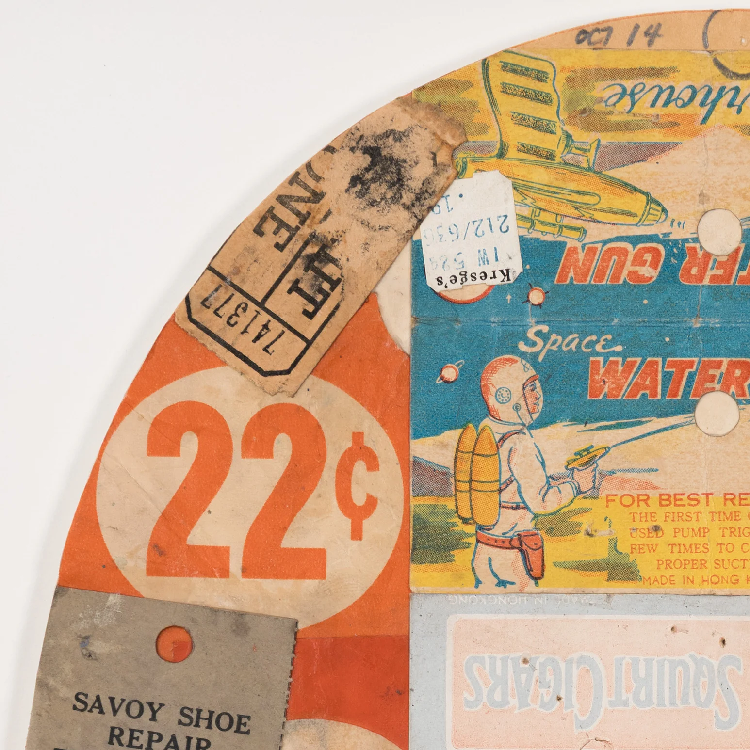 GREG CURNOE "JAPANESE LABELS" COLLAGE, 1964 - Image 6