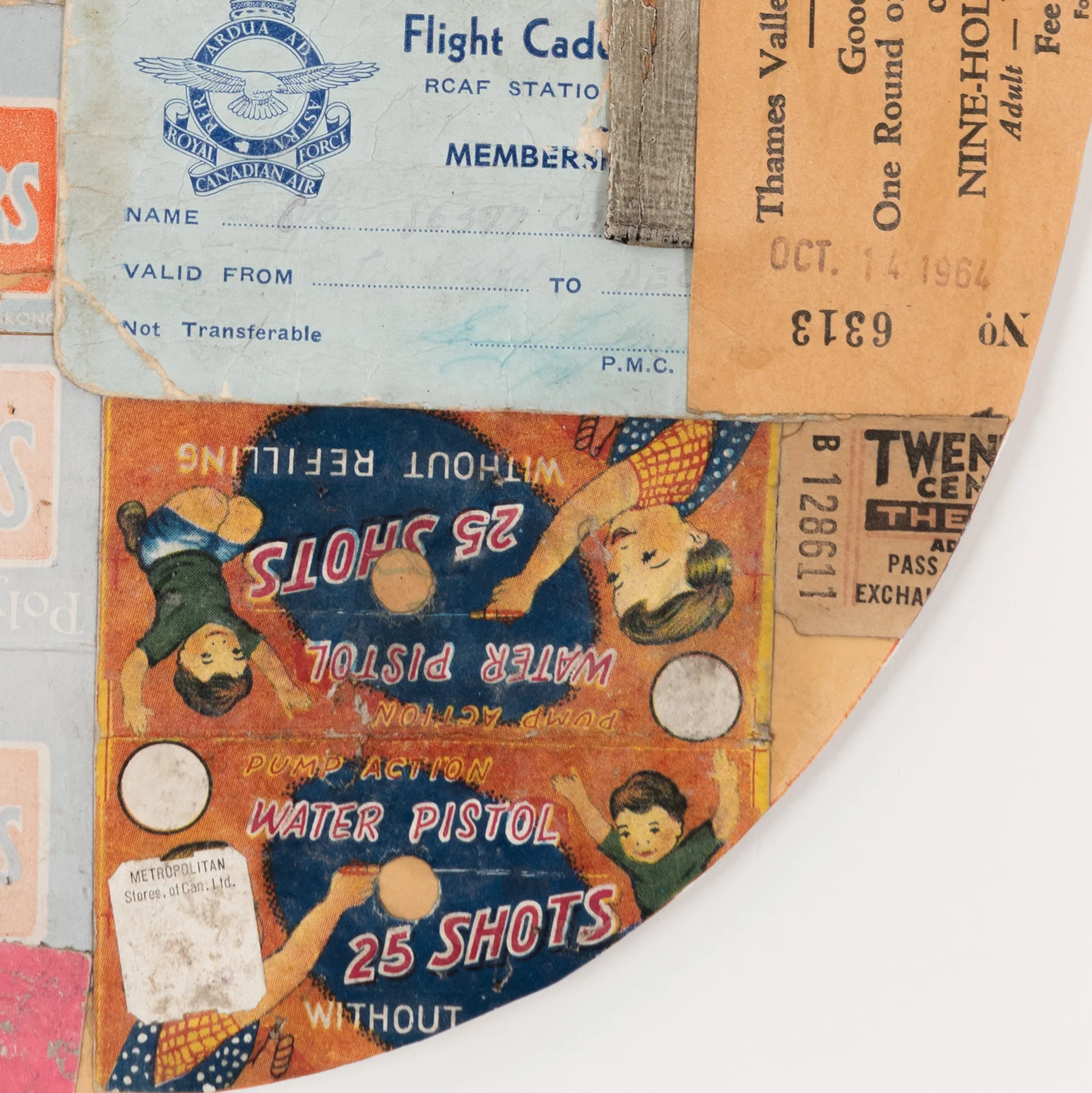 GREG CURNOE "JAPANESE LABELS" COLLAGE, 1964 - Image 7