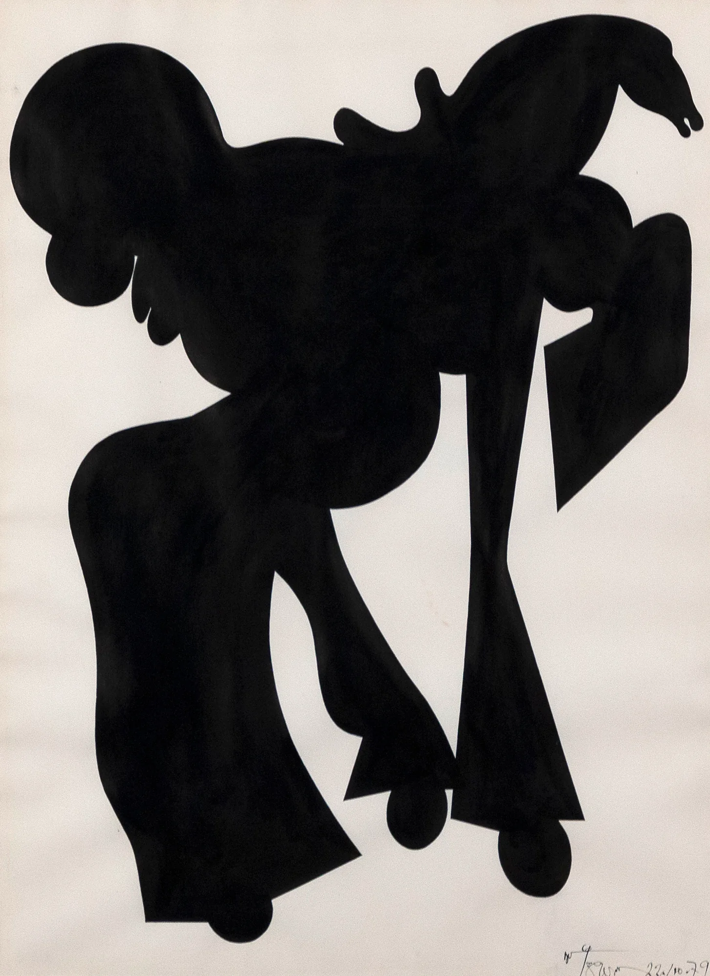 HAROLD TOWN "TOY HORSE FRIESIAN" 1979 - Image 11