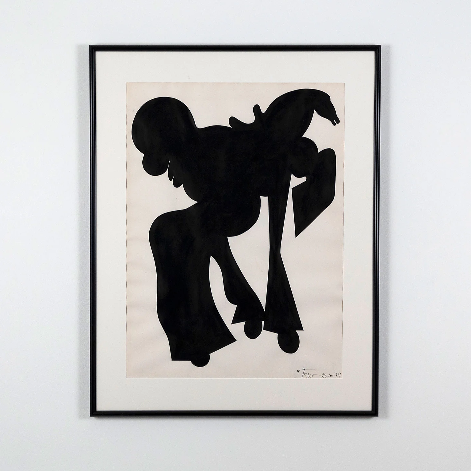 HAROLD TOWN "TOY HORSE FRIESIAN" 1979 - Image 2