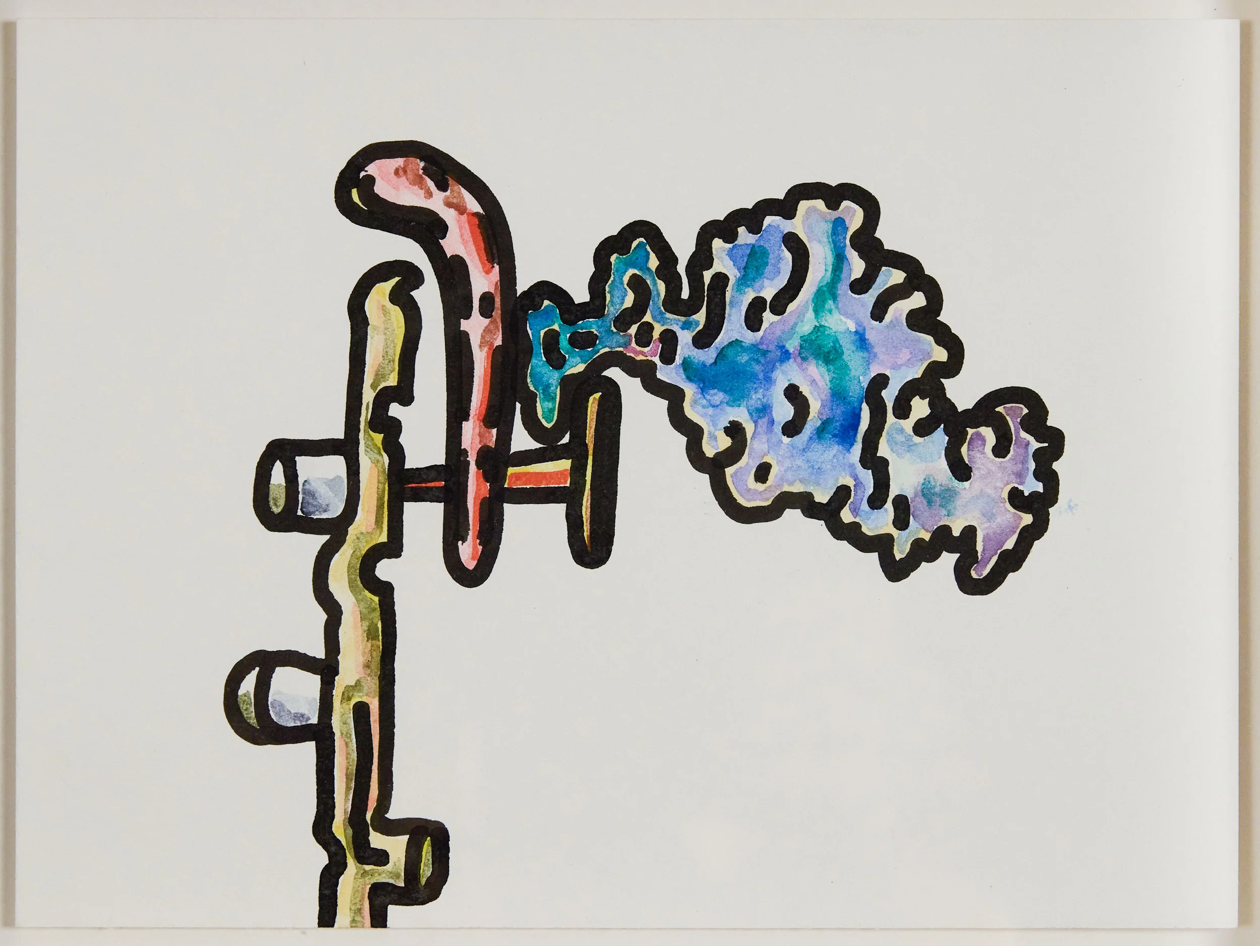 HAROLD TOWN "CLOUD FACTORY" MIXED MEDIA, c. 1984 - Image 10