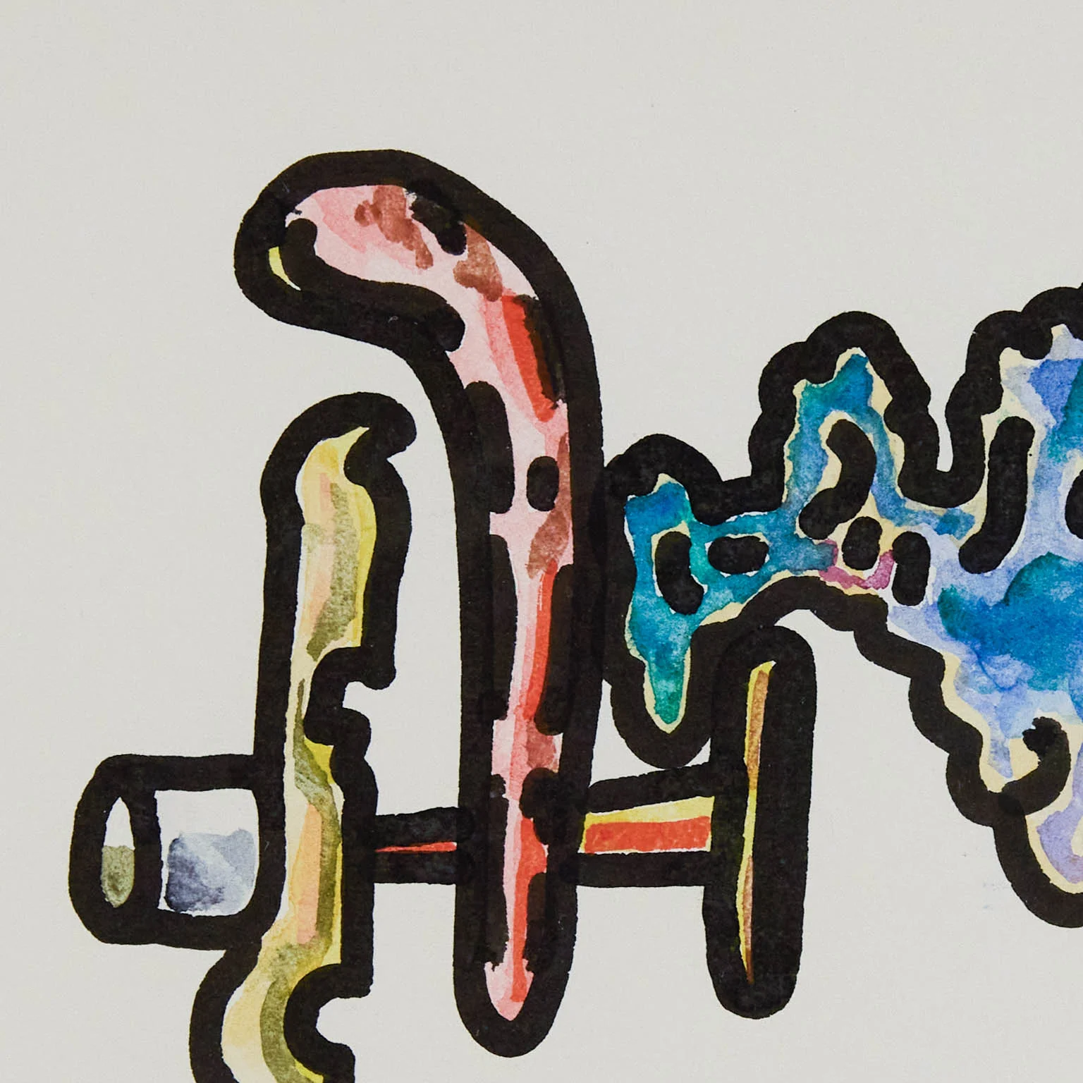 HAROLD TOWN "CLOUD FACTORY" MIXED MEDIA, c. 1984 - Image 5