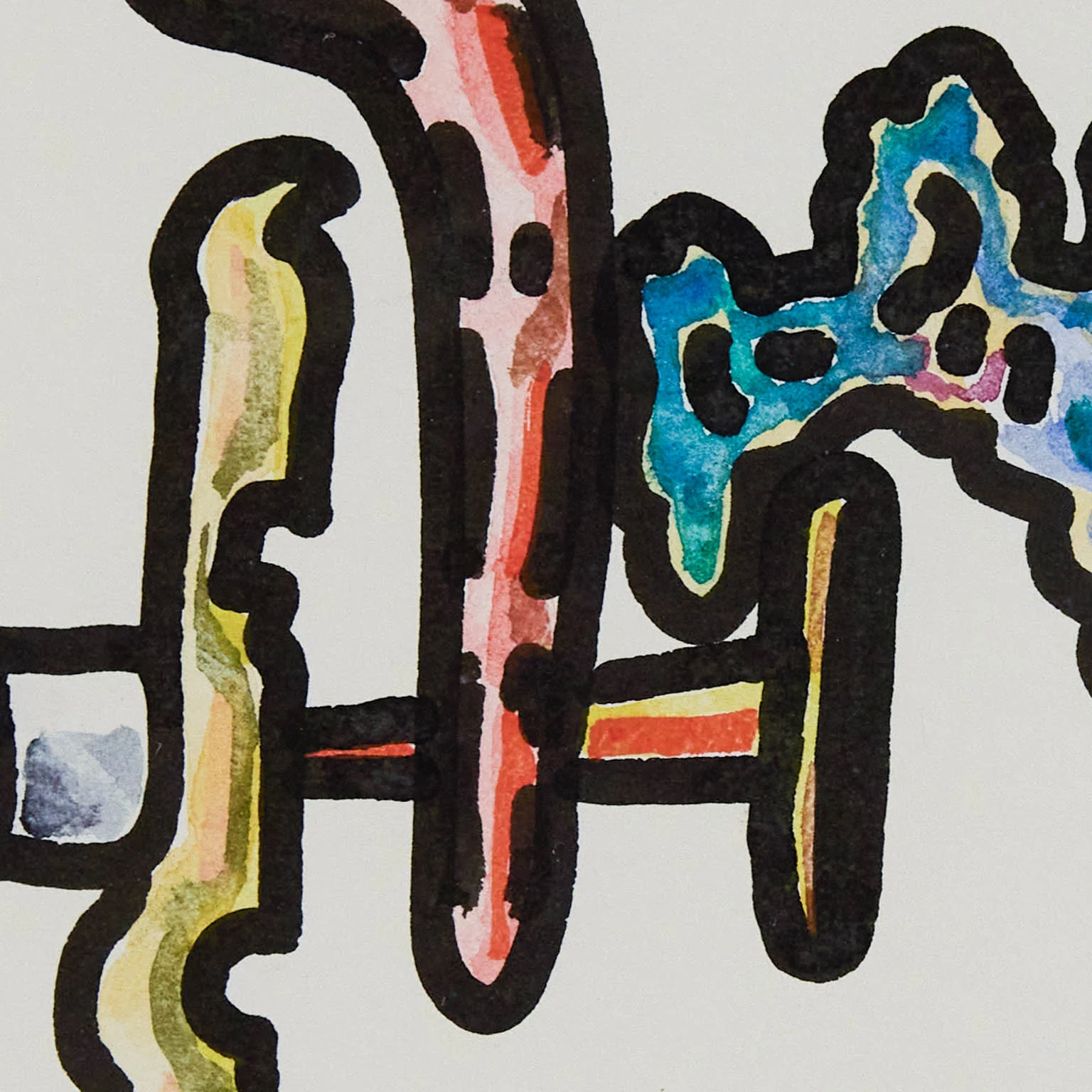 HAROLD TOWN "CLOUD FACTORY" MIXED MEDIA, c. 1984 - Image 7