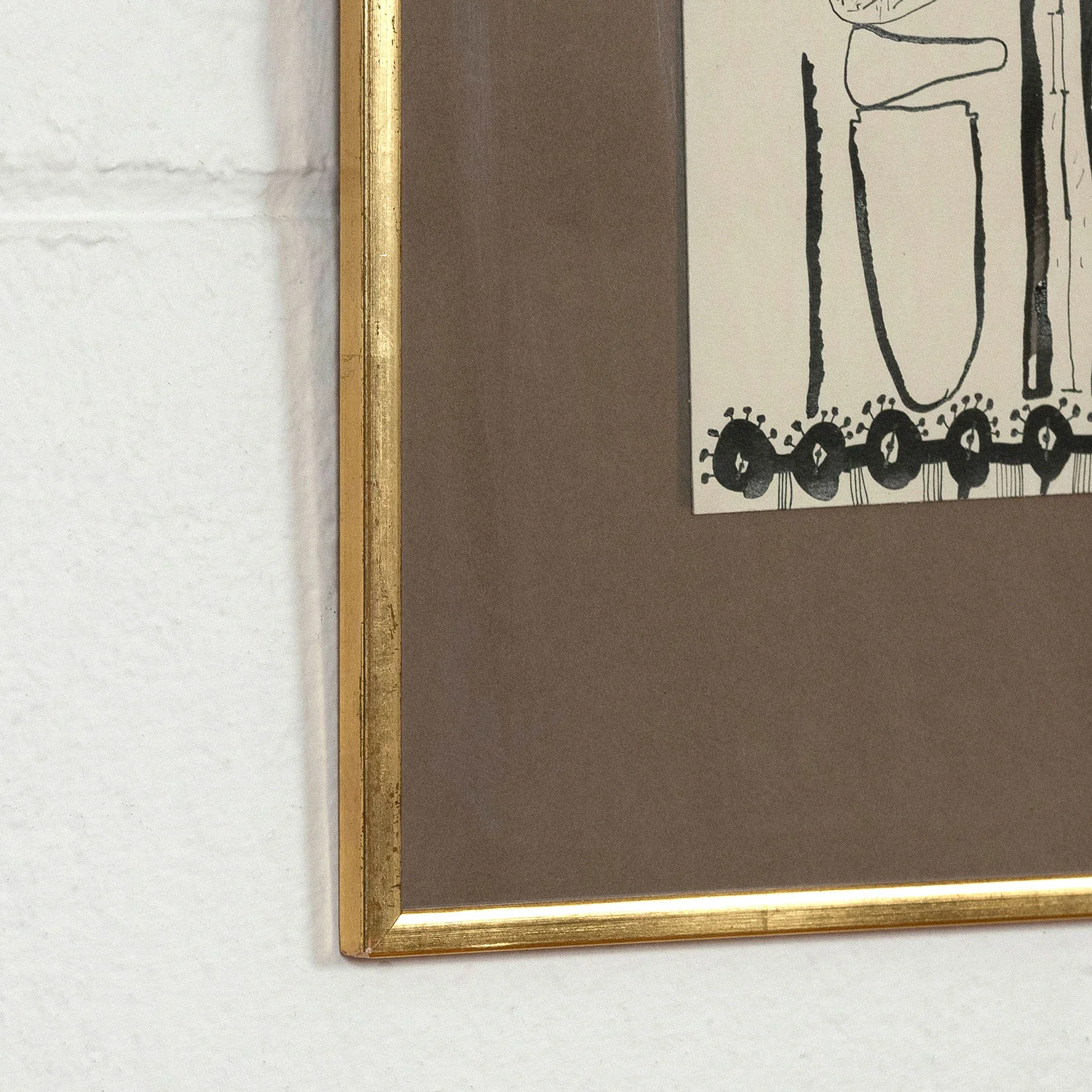 HAROLD TOWN "DINING ROOM DRAWINGS" TRIPTYCH, 1961 - Image 12