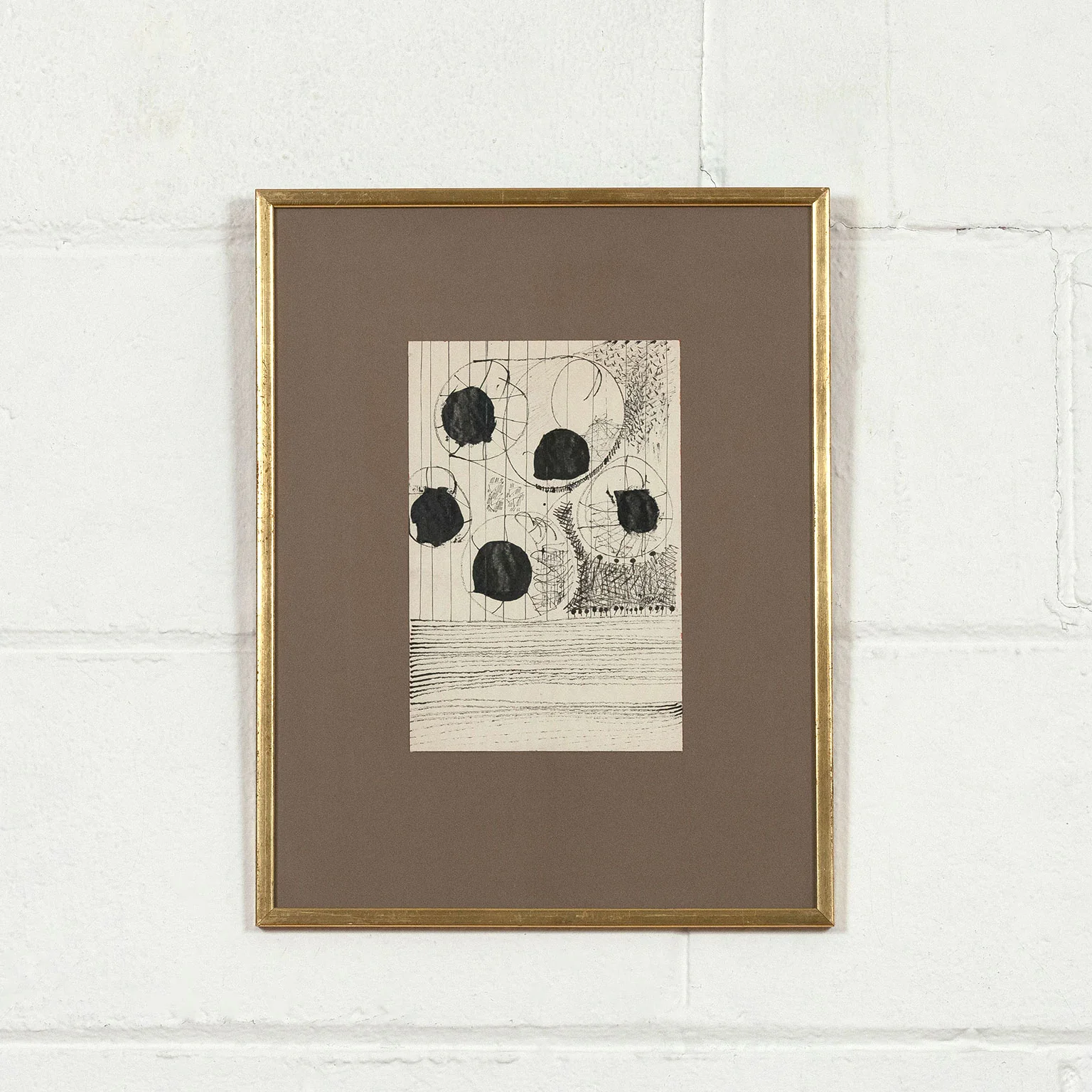 HAROLD TOWN "DINING ROOM DRAWINGS" TRIPTYCH, 1961 - Image 5