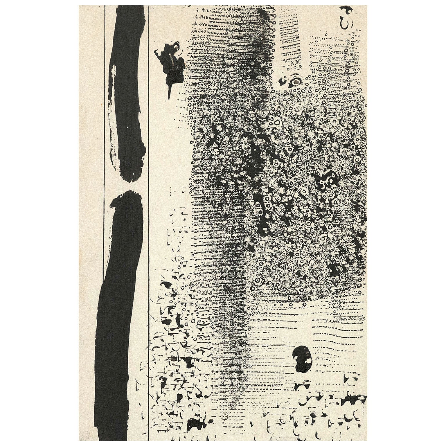 HAROLD TOWN "DINING ROOM DRAWINGS" TRIPTYCH, 1961 - Image 8