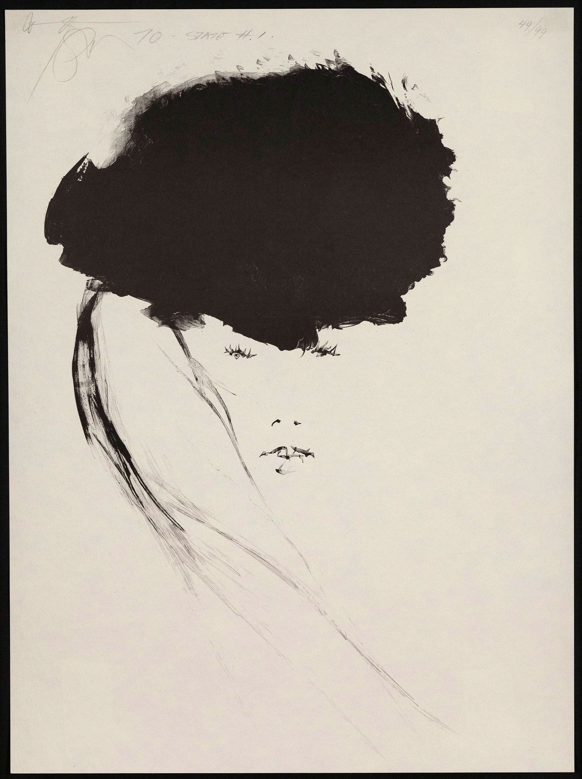 HAROLD TOWN "DIVA" LITHOGRAPH, 1970 - Image 3