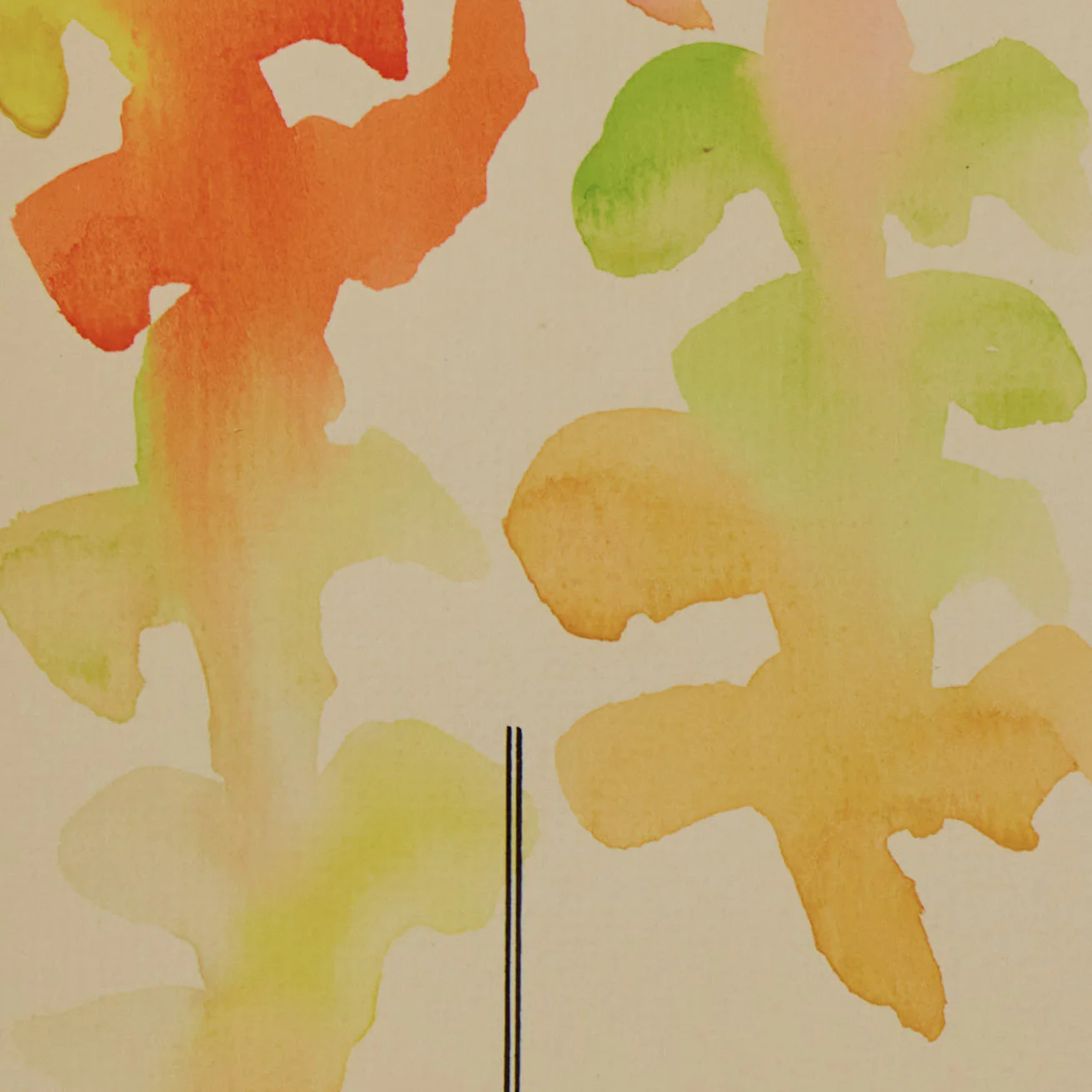 HAROLD TOWN "FOUR CLOUD" WATERCOLOR, 1973 - Image 5