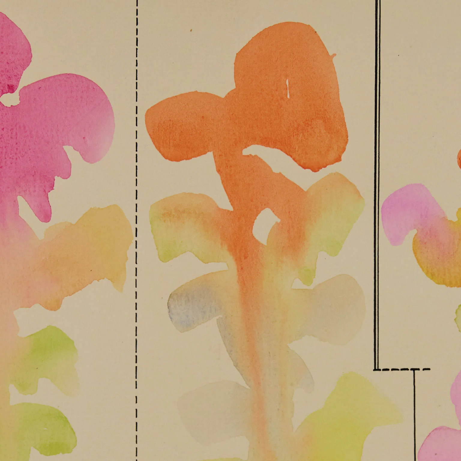 HAROLD TOWN "FOUR CLOUD" WATERCOLOR, 1973 - Image 7